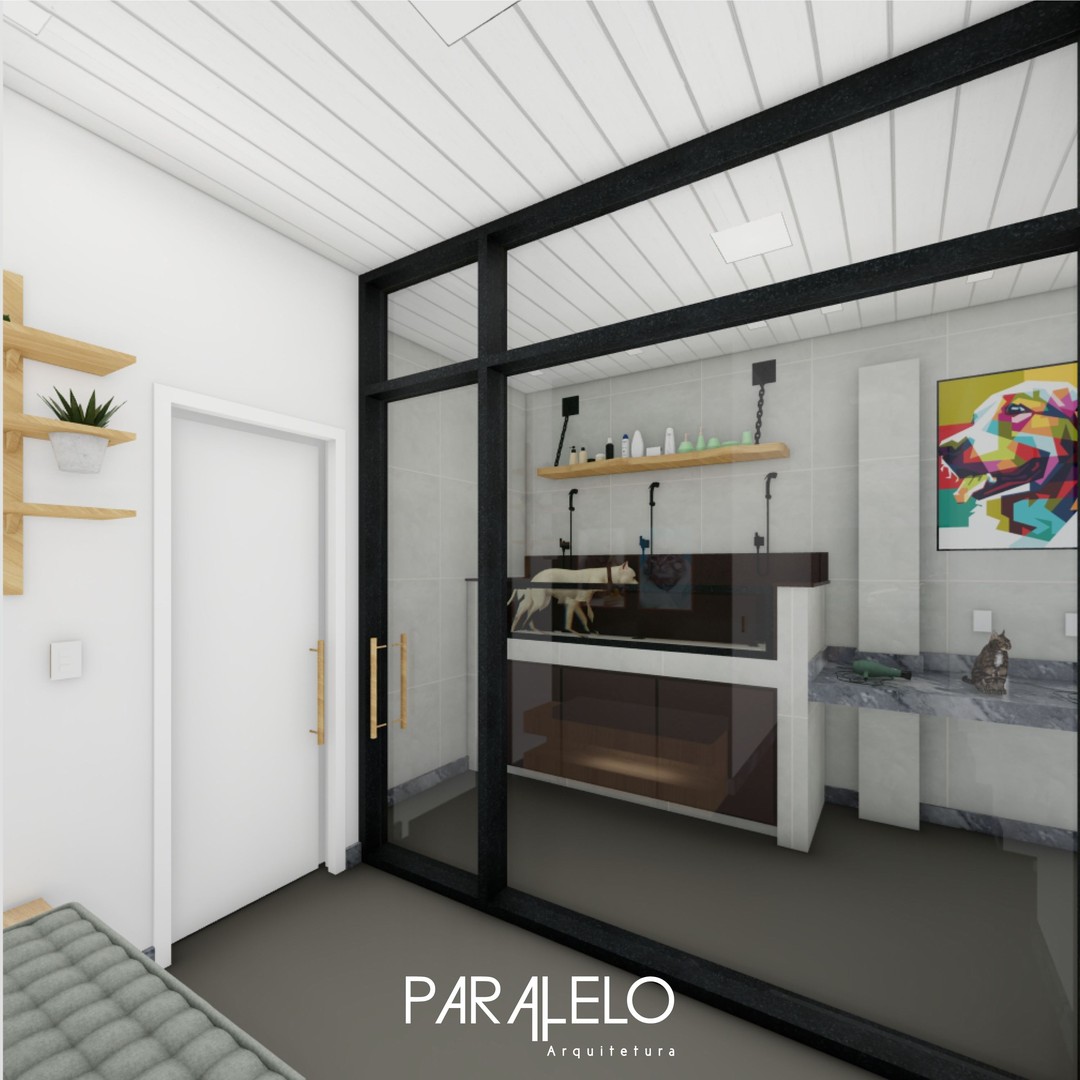 Projeto de interiores desevolvido pela paralelo.🐾
Quem ai também esta ansioso para cuidar dos seus bichinhos na @pet_agro_agroveterinaria ?
A clínica possui dois cantinhos de atendimento conectados no mesmo espaço!
Como se trata de um local que irá funcionar como loja e como clinica pet, resolvemos dar uma organizada no layout para que deixasse o espaço mais confortável e acolhedor deixando a recepção da clínica mais limpa, sofisticada e acolhedora.
O espaço também conta com um cantinho que denominamos Petgram, nele serão fotografados os clientes após seu tratamento e cuidados na clínica.
Os letreiros e a logo em toda a clínica deixam o espaço com a identidade visual mais presente e marcante.
O seu mobiliário foi desenhado para atender a demanda do petshop conforme a necessidade de cada momento e ambiente.
Prateleiras com nichos soltos que se encaixam perfeitamente nos vãos podem ser removidos e/ou realocados em diferentes locais para exposição dos mais variados produtos disponíveis na loja.
Os dois tons de verde são as cores predominantes para manter a identidade visual da marca, combinados ao os tons de cinza e preto juntamente a madeira Pinus e ao MDF Essencial Verde Real encontramos o equilíbrio entre o rústico e o moderno, deixando o ambiente acolhedor para receber os pacientes e suas famílias, como um caloroso abraço de boas-vindas. 🐶
.
.
.
Acesse nosso site www.paraleloarq.com.br e conheça mais sobre nós!
#projeto #obra #ap #itauna #escritorio #3d #design #paralelo #arquiteto #construçãocivil #revit #lumion #decoração #brumadinho #minasgerais #belohorizonte #veterinario #vet #medvet #clinicavet #clinicaveterinaria #animais #rural #interiores #comercial #galpão