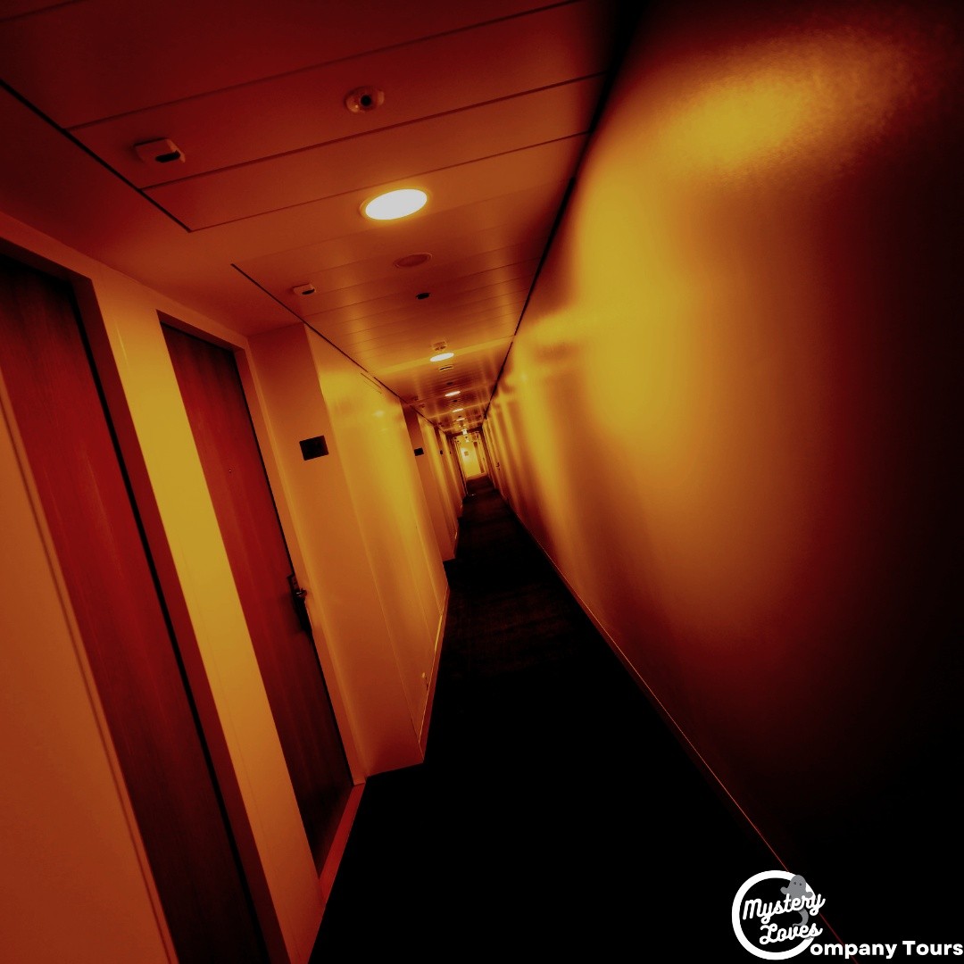 It was the early 90's at SLO's Monday Club. A wedding had just taken place and family and friends gathered to celebrate in the joyous festivities. Everyone was having a great time. Love and laughter abounded. At some point in the night, one guest needed to return to her room at the hotel just across the street. No one realized that would be the last time they would ever see her alive. She was found dead later that night in her hotel room with multiple stab wounds. Authorities reported there were no signs of forced entry into the room. It is still unclear how the murderer entered. Was it someone she knew? Did the front desk give out a key they shouldn't have? Or was it something else with no earthly explanation? The case was never solved so we may never know. Over the years, many hotel staff would report strange occurrences in connection with the room where the young woman's body was found. One maid recounted how she had been cleaning several of the rooms when a young woman approached her for more shampoo and conditioner to be delivered to her room. The maid wrote down the room number and continued cleaning. However, upon later verifying with the front desk, the maid was informed that the room was vacant. The maid was never able to locate the young woman that approached her, but later realized the room in question was the room of the murder from years earlier.
#MysteryLovesCompanyTours #TrueCrime #ScaryStoriestoTellintheDark #hauntedhotel #ghosttour #SpookySeason #Fall #Halloween #Mystery #ghoststories #Unexplained #movienight