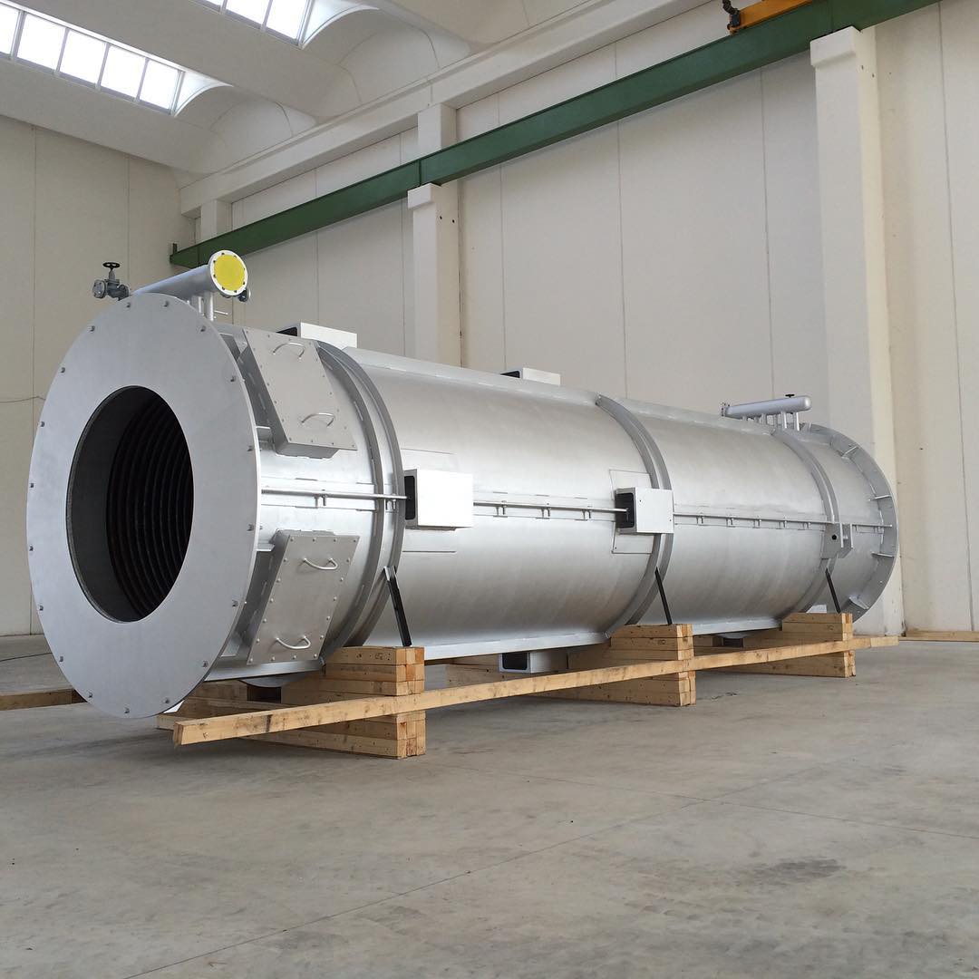 Recuperatore di calore ad olio diatermico #oliodiatermico #recuperofumi #recoverysystem #heatrecovery #diathermicoil