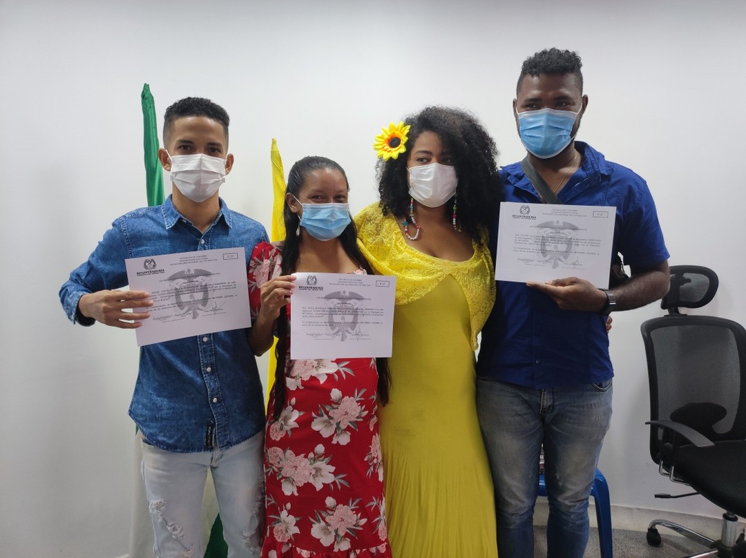 Gracias a todos los Jóvenes independientes que apoyaron nuestra iniciativa, aquí están sus voceros y primeros Consejeros Municipales de Juventudes. Fundación Afro Pelo Bueno, Fuerza Joven💪🏽