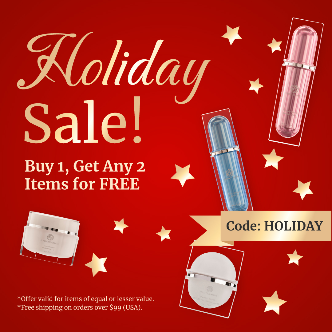 Holiday Sale! 🎄
.
Buy one, get any other 2 items for free!
.
.
.
#foreverflawless #skincare #skincareroutine #skincaretips #skincareproducts #skincarecommunity #holiday #holidayseason #holidaysale