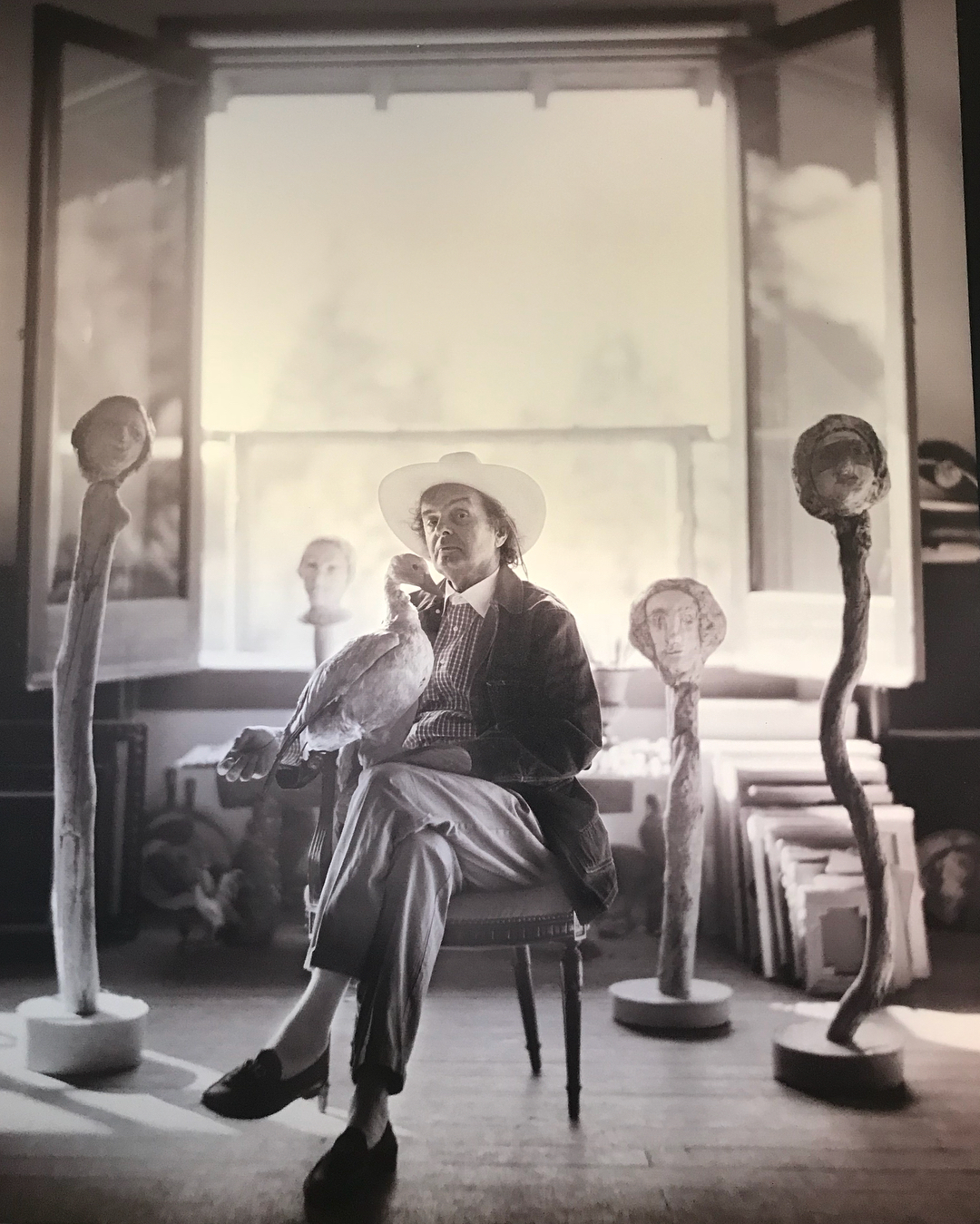 I was fortunate enough to be invited to a lecture today with prolific painter Ira Yeager at his art studio in Calistoga. I particularly loved his portraits of Native Americans.