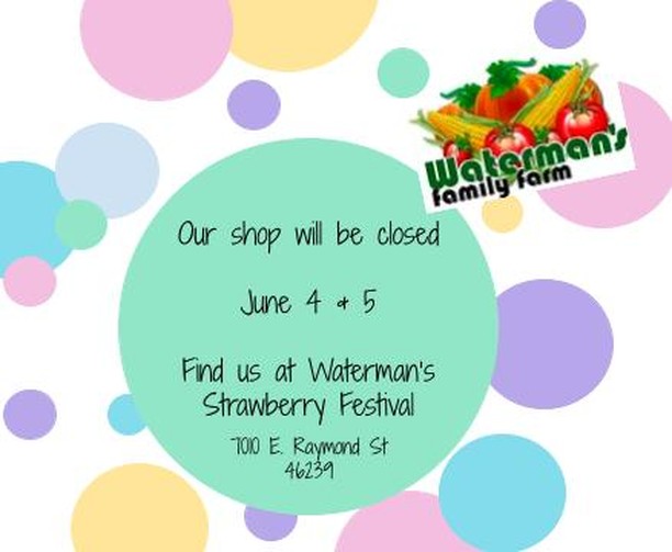 Come check us out at Waterman's Strawberry Festival June 4 (9-5) and June 5 (10-5). We have a lot of new products that pair perfectly with your summer fruits and vegetables.
#indianapolis #garfieldparkindy #kitchenware #southportindiana #watermansfamilyfarm #watermansfamilymarket #homegrownfood #homegrown #homegrownveggies