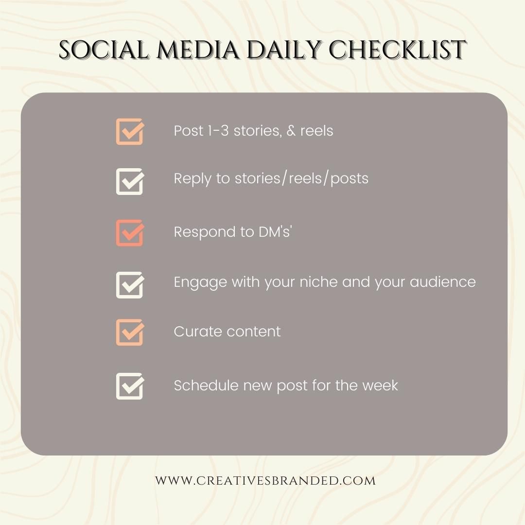 There is a simple formula when it comes to not being shy about your business on social media. Just show up to the party! Here are few simple steps that you can take to make sure you arent running introverted social media pages.
◾Post 1-3 stories
◾Reply to stories/reels/posts
◾Respond to DM's'
◾Engage with your niche and your audience
◾Curate content
◾Schedule new post for the week
#branding
#brandstylist
#design
#graphicdesign
#logo
#website
#webdesign
#aestheticarchetict
#blackcreatives
#creative
#creativesbranded
#creativepreneur
#blackownedbusiness
#boss
#girlboss
#womeninbusiness
#womanpreneur
#cryseb