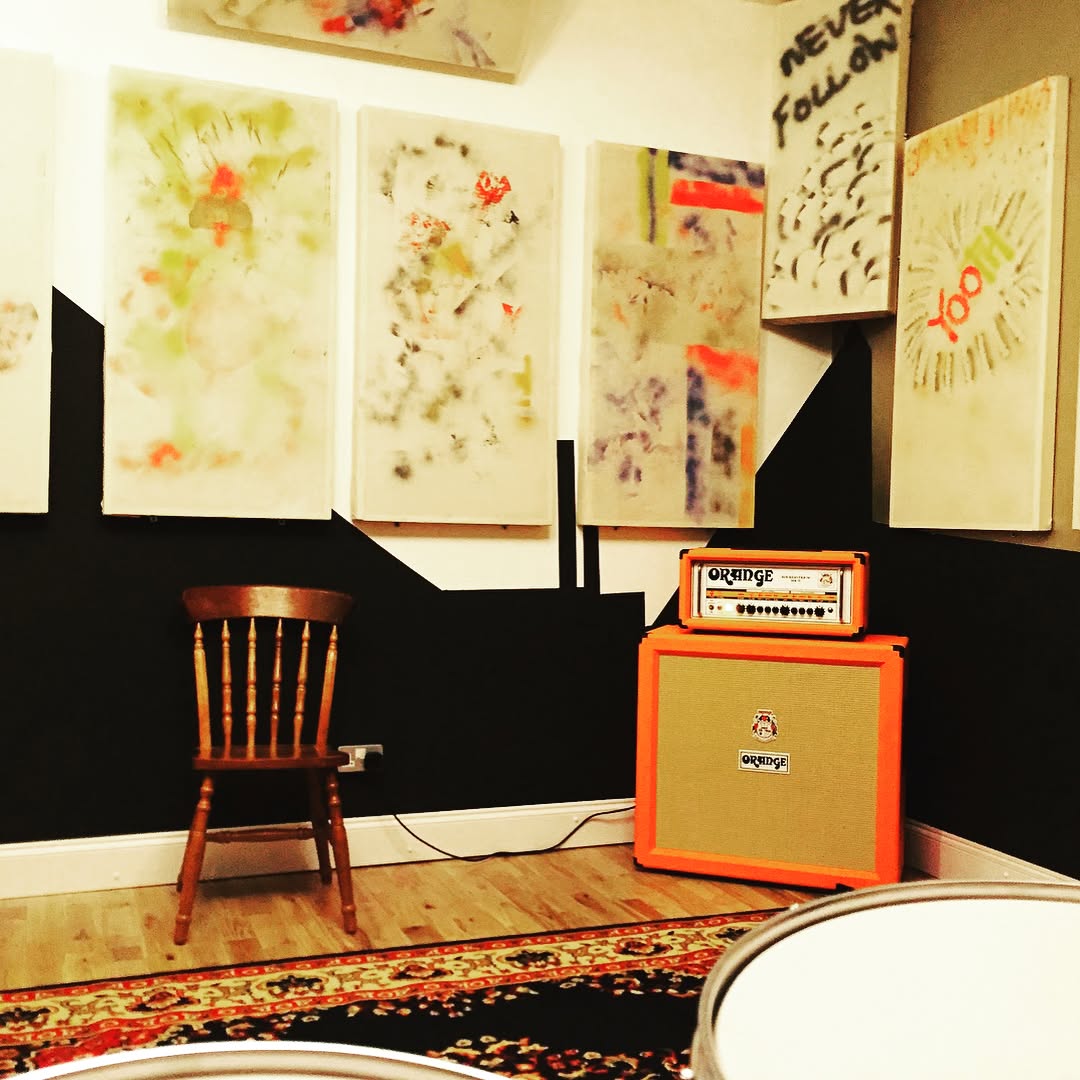 Orange half stack as standard in each room...Mushrooms in Musselburgh, top end gear, acoustically treated artwork, rugs and dimmers! Text/call to book!