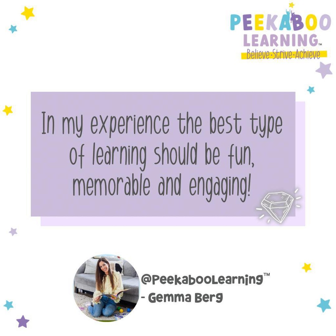 💃 Fun, Memorable and Engaging
🌟 Three words I have always ensured to include in my teaching.
💜 I set up my Peekaboo Learning through play classes to be able to deliver just this to your little ones
🥳 Helping them to improve their speech and communication and other skills they will need for their future phonics journey, in a fun, memorable and engaging way!
.
.
.
#letthemplay #makelearningfun #learningthroughplay #learnthroughplay #learningphonics #phonicslearning#primaryteaching #primaryeducation #chigwellmums #woodfordmums #buckhursthillmums #redbridgemums #childdevelopment #finemotorskills #eyfslearning #thingstodowithkids #thingstodoinchigwellforkids #2yearolds #3yearolds #4yearolds