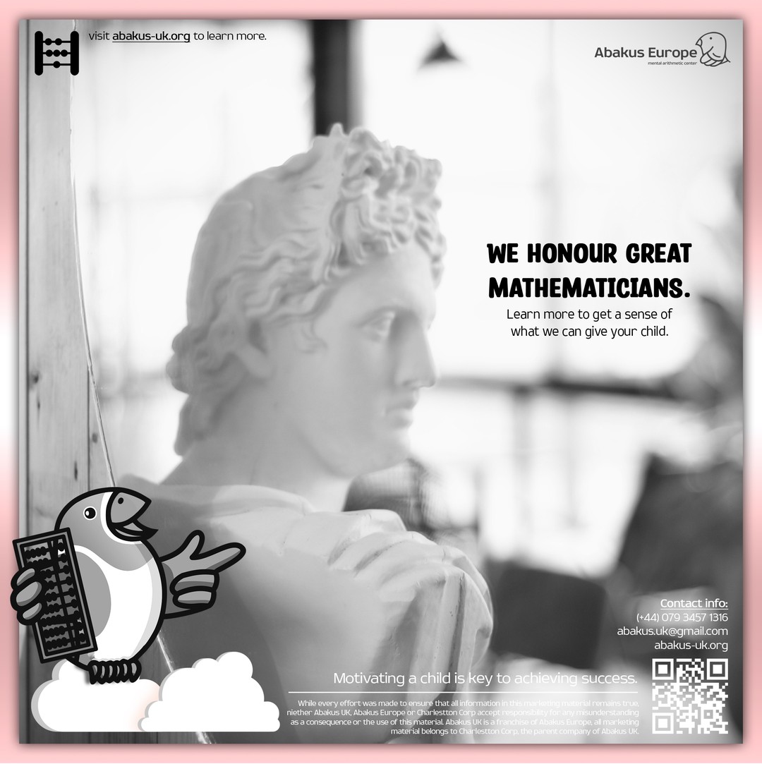 We honour great mathematicians.
To get a sense of what Abakus UK can give you, learn
more on:
www.abakus-uk.org
#AbakusUK #Maths #AbakusEurope #Abacus
#Arithmetic #education #abakus #абакус #f4f
#followme #followforfollow #follow4follow
#teamfollowback #followbackteam #followall
#followalways #followback #me #love #likeforfollow
#follower #following #likeforfollowback
