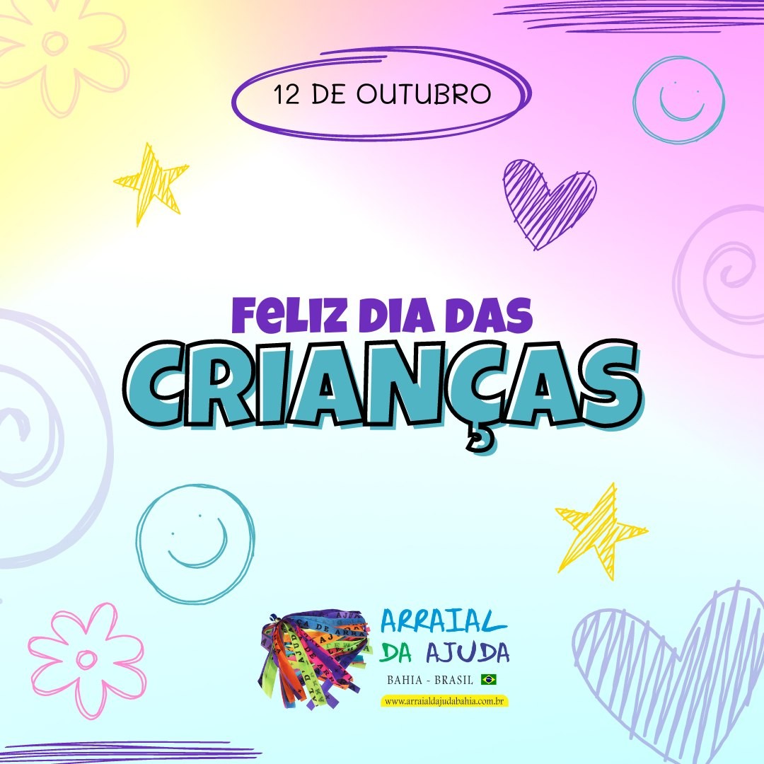 Ser criança é ser feliz e desfrutar intensamente de todos os instantes da vida. Feliz Dia das Crianças!