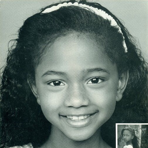 My third headshot days late for #firstheadshot. Seven year old me booking thangs in NYC. #betterlatethannever