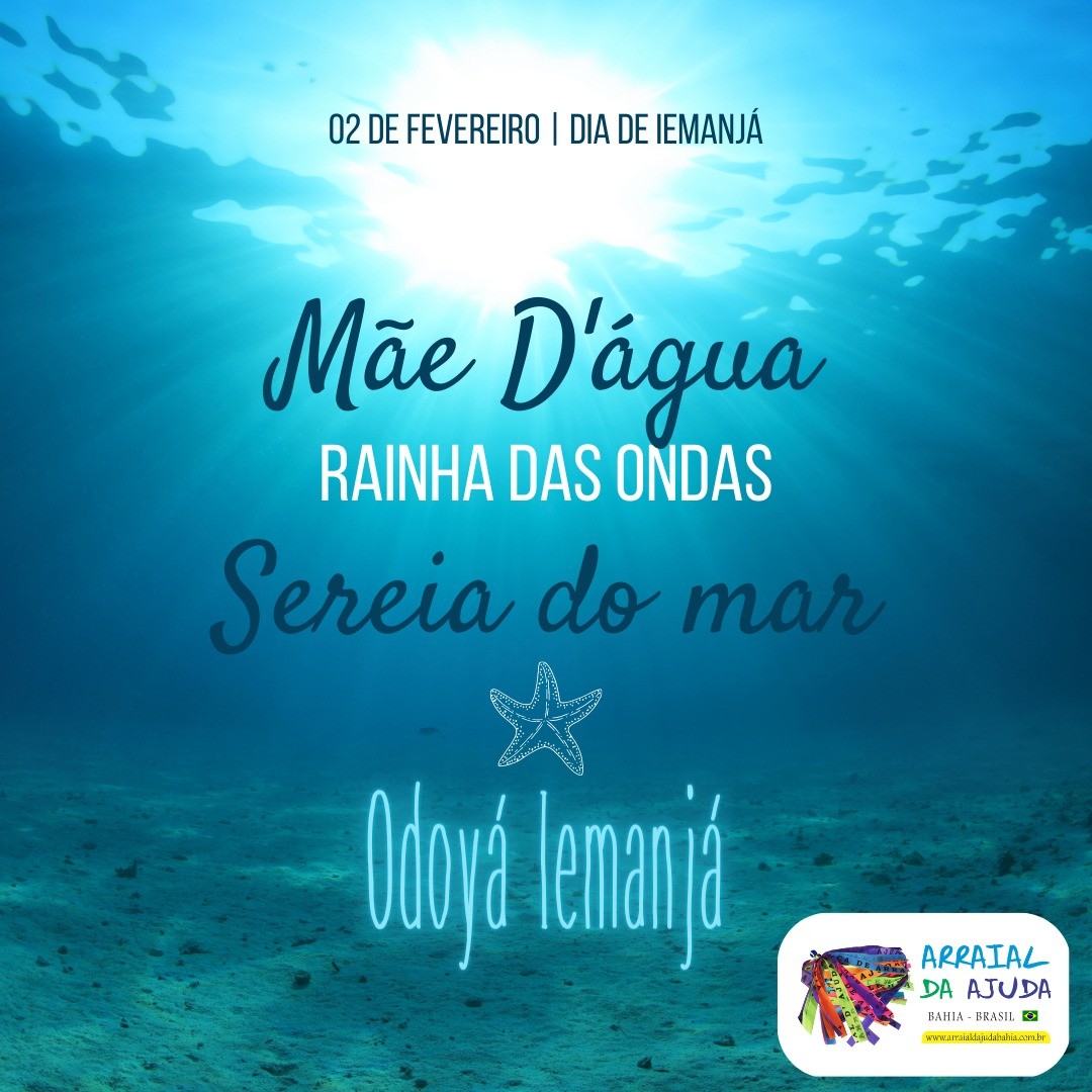 Dia #2deFevereiro Salve Iemanjá. Odoyá!