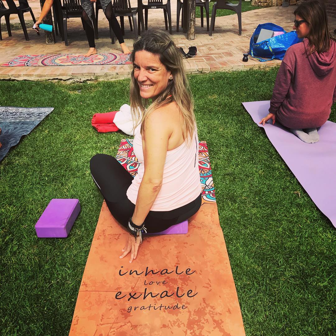 Inhale #love Exhale #gratitude. Thank you for using our mats for your practices during your last #retreat. See you soon...