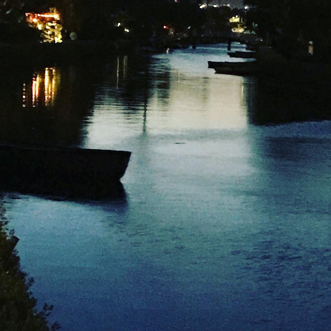 Dusk on the Venice canals