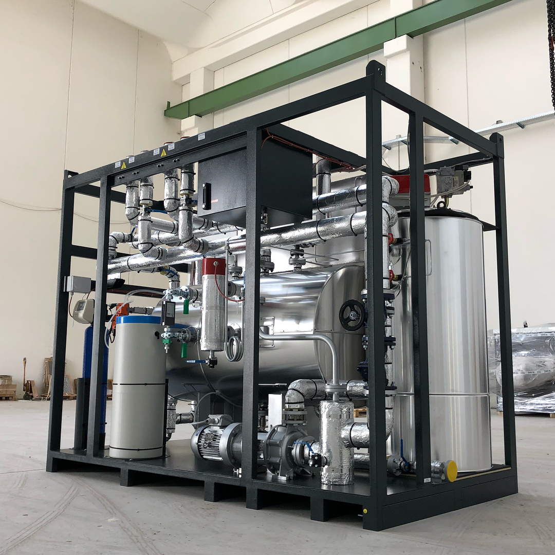 Generatore di vapore indiretto ad olio diatermico modello COMBY 50.50.50 #steamgenerator #steam #generatoredivapore #vapore