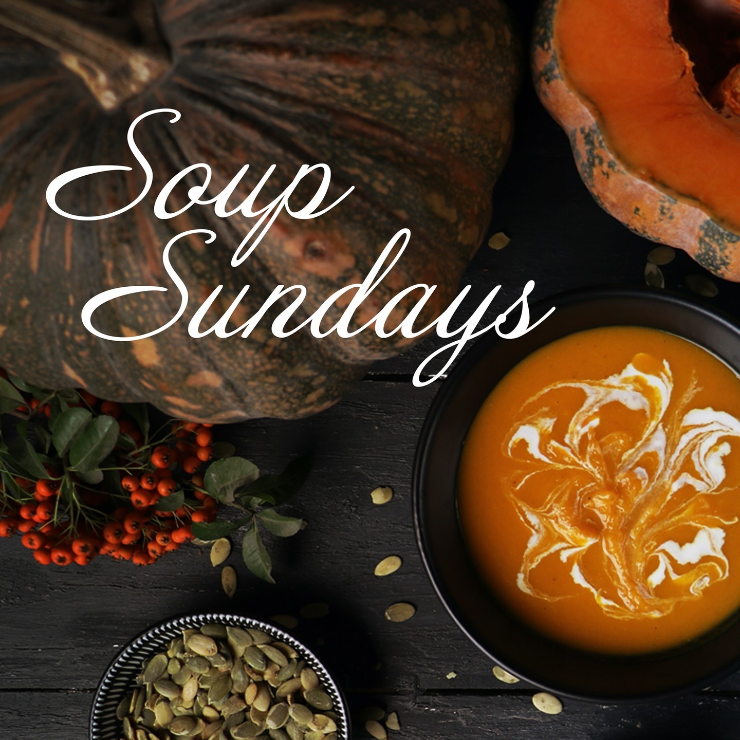 Soup Sunday is THIS SUNDAY, Feb 26!
Bring a soup, side dish, or dessert to share for lunch after our Sunday service!