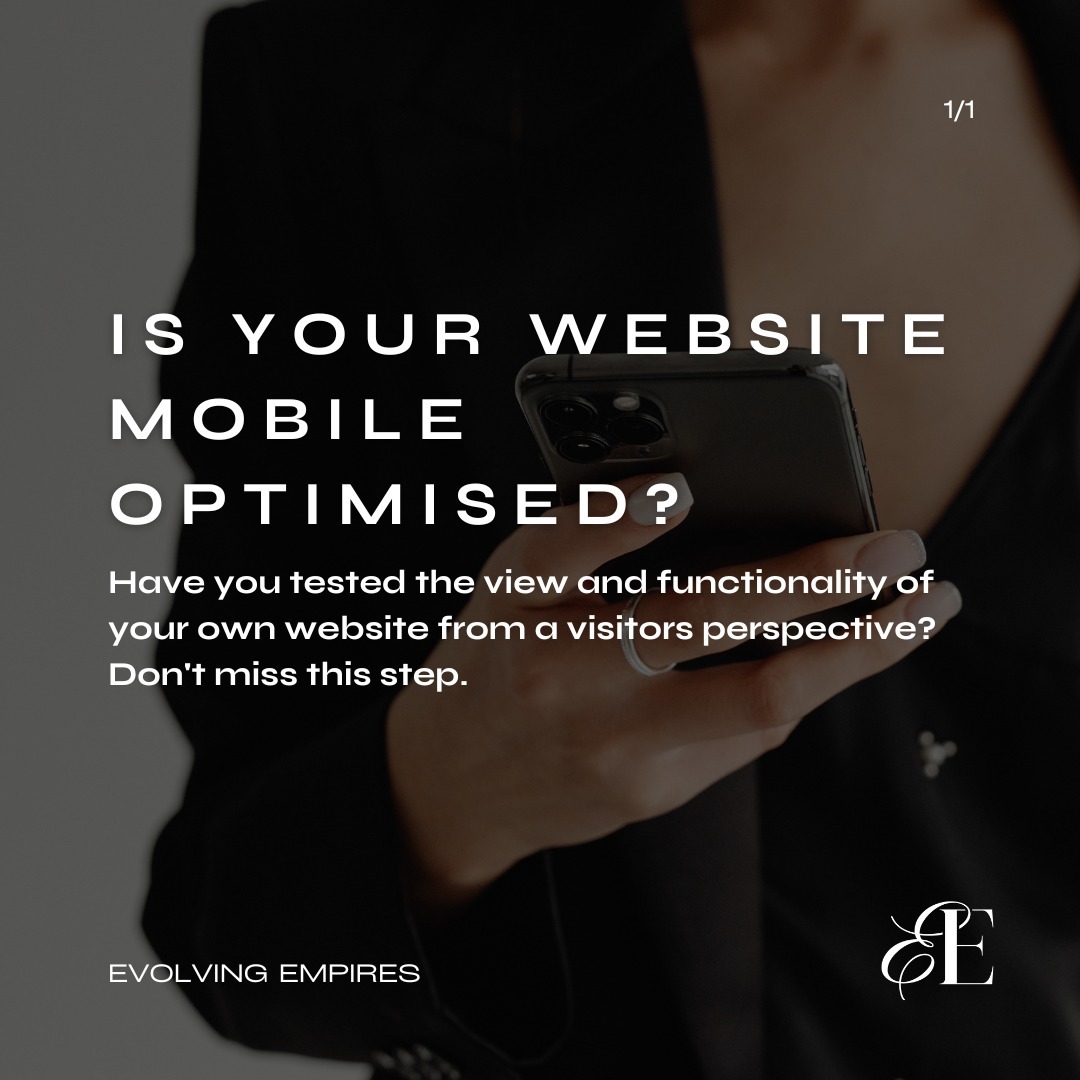 Have you ever landed on a website that you were truly interested in booking their service or buying their product, only to LEAVE the page as fast as you landed on it? Because I have.
Giving up on their website because:
1. It wasn't functional
2. It wouldn't load properly
3. You couldn't find what you were looking for.
4. It was too overwhelming or busy.
The list goes on...
It is important to be viewing your website and checking the quality + complete booking or buying process etc. From a user, client, buyer perspective.
You don't want to lose a potential client or sale opportunity for any of the reasons listed above, simply because you missed this step.
As a consumer, you generally know that whatever that business is offering you can find it just as fast elsewhere, with everything now at the click of our fingers... which is just the harsh reality we face.
•
•
#socialmediamanager #socialmediaagency #socialmediamarketingagency #websitedesigner #evolvingempires #webdesigner