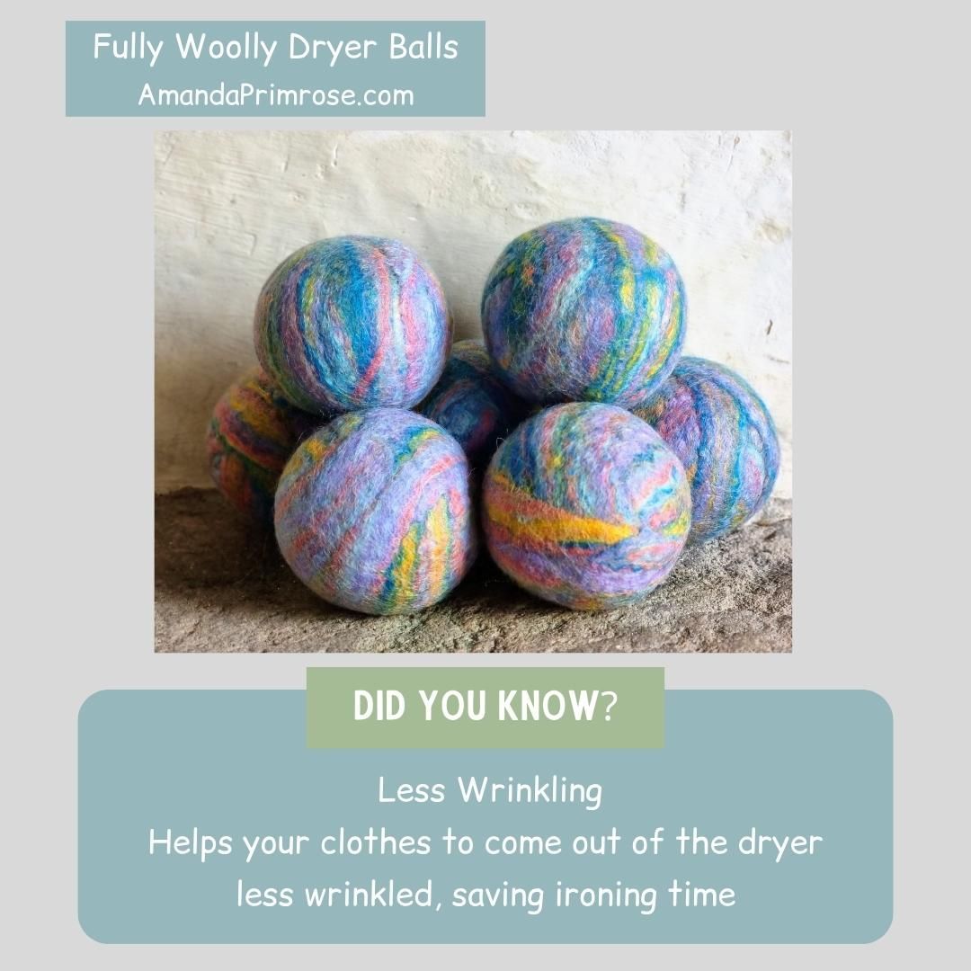 Fun facts about Woolly Dryer Balls!
Amandaprimrose.com
#Britishwool #Needlefelting #Wetfelting #Sheep #Wool #Felting #Laundry #DartmoorWool #HandmadeInDartmoor #EcoFriendlyLaundry #NaturalFabricCare #SustainableLiving #SupportLocalCraftsmen #BritishMade #WoolDryerBalls #ZeroWasteHome #GreenLaundry #LocallySourcedWool #NonToxicLaundry #ReduceReuseRecycle #LoveDartmoor #VisitDartmoor #MadeinDevon