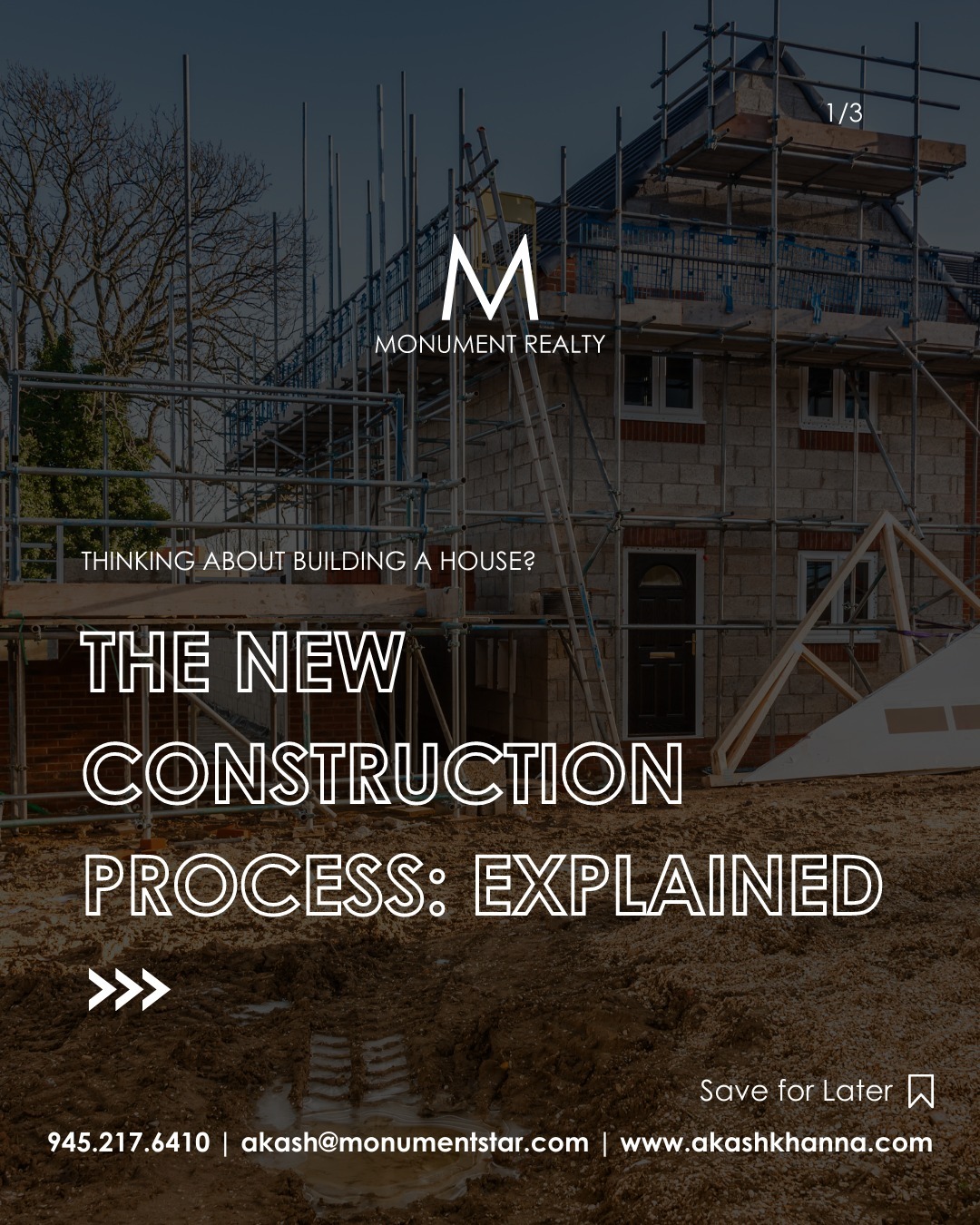A new neighborhood caught your eye.
It’s in the right school district, has plenty of green space for your furry friends, and the zero-entry pool is calling your name. There’s just one catch in your spirit. You’re unsure about building. I mean, isn’t the process long, complicated, and comes with financial headaches?
The process is waaay simpler than it used to be especially in a planned community.
Generally, the new construction will follow these five steps:
1. Choose a lot.
2. Select a floor plan.
3. Pick the upgrades.
4. Sign the contract.
5. Watch your home come to life!
Whether you’re thinking of building or buying new, let me guide you through these decisions and more. And yes, even with new construction, you need an agent! DM me, and let’s get to planning!
www.akashkhanna.com
#RealEstateTips #RealEstateAdvise #Homesforsale #dallasrealtor #dfwrealtor #homesforsell #dfwrealestate #dfwhomes #dallashomes #dallas #dfw #realestate #listwithme #realtorlife #buyersagent #firsttimehomebuyer #newbuild