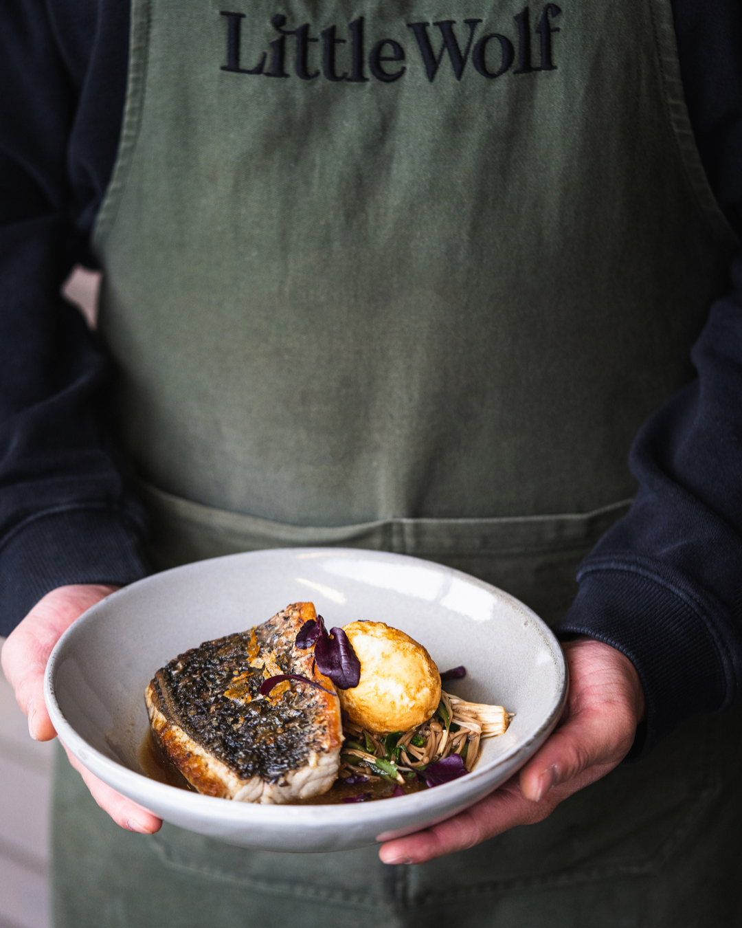 It might be Winter but I'm dreaming of somewhere warm, a cold glass of white wine in hand and this delicious crispy skin barramundi in front of me for lunch!
@Littlewolfcafe