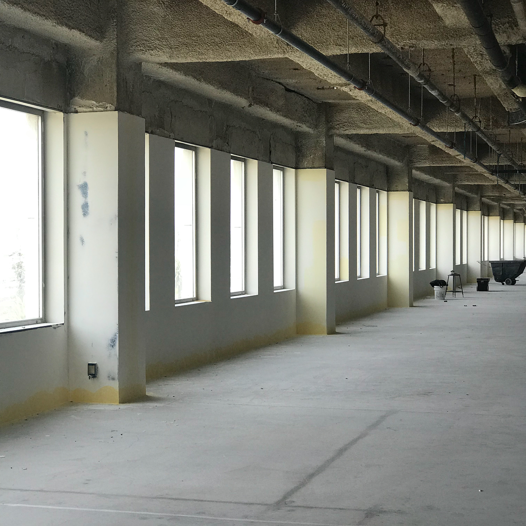 Going into construction — tabula raza. #newjobsite #architecture