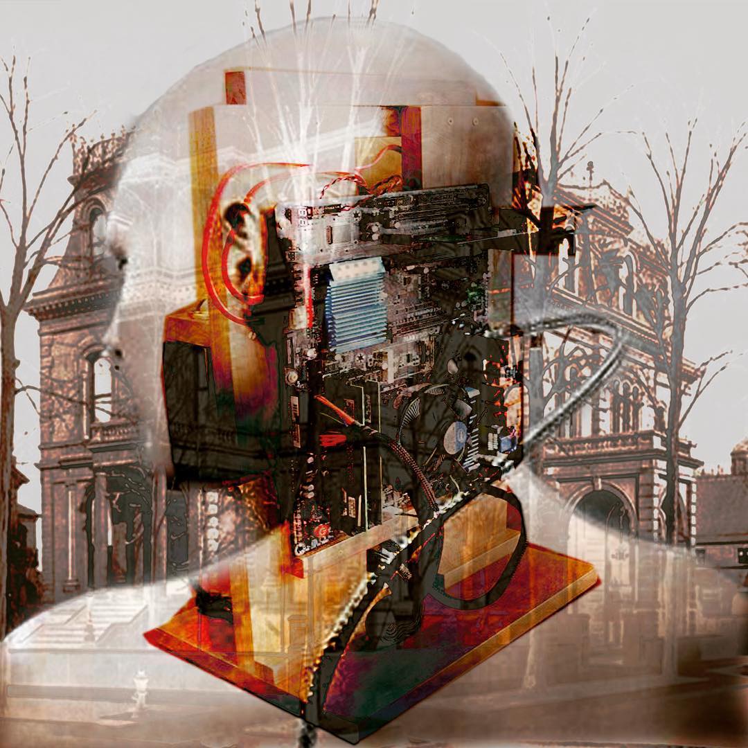 ManMachine #photoshop #abstractart #artwork #digitalart #chicago #architecture #urban #instagood #instagram #instaart #photography #streetart #culture #creative #collage #streetart #fantasy #conceptart #future #technology