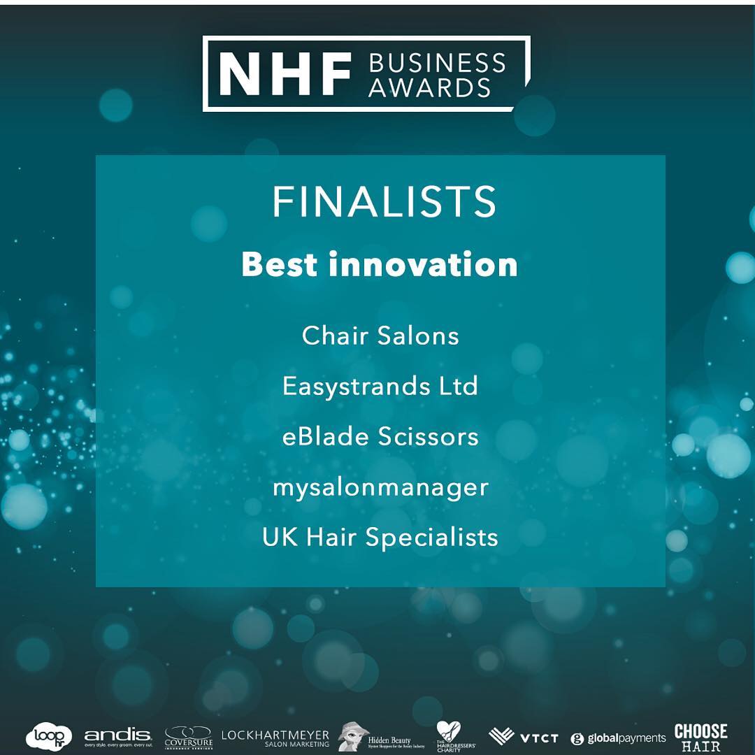 We’re delighted to announce that we’re finalists in the @nhfederation Business Awards 2018 ⭐️ Thank you to all of our clients and supporters, we couldn’t have done it without you! #Awards #SalonBusiness #NHF #HairSalon #Consultancy