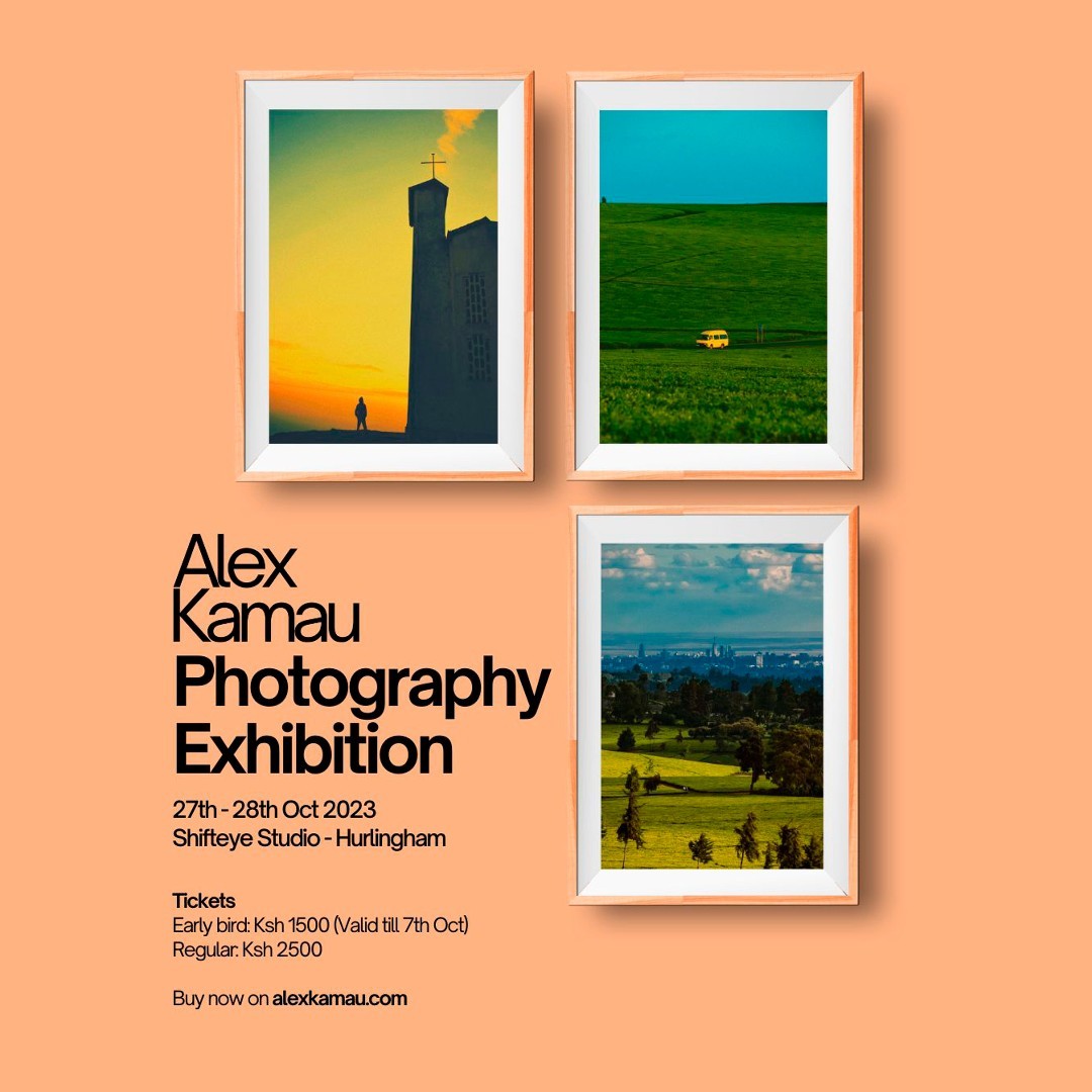 Introducing a debut #PhotographyExhibition by @IamAlexKamau 📸 27th -28th October at The #ShifteyeStudios!
Alex Kamau's photography is an exploration of the extraordinary in the everyday. Through his
lens, he transforms ordinary moments into timeless works of art, revealing the beauty and
depth of the world around us. With a keen eye for detail, a knack for timing, and a unique
perspective, Alex Kamau's images invite viewers to pause and reminisce about the beauty of
life and nature.
This exhibition is a celebration of Kamau's remarkable talent and artistic evolution. It features
a carefully curated selection of his most sought-after prints, each offering a glimpse into his
creative journey. From breathtaking landscapes, every photograph tells a story, evokes
emotion, and captures the moment's essence.
🎟️ Visit alexkamau.com to secure your tickets now before they're gone! See you there! 🙌 #MagicalKenya