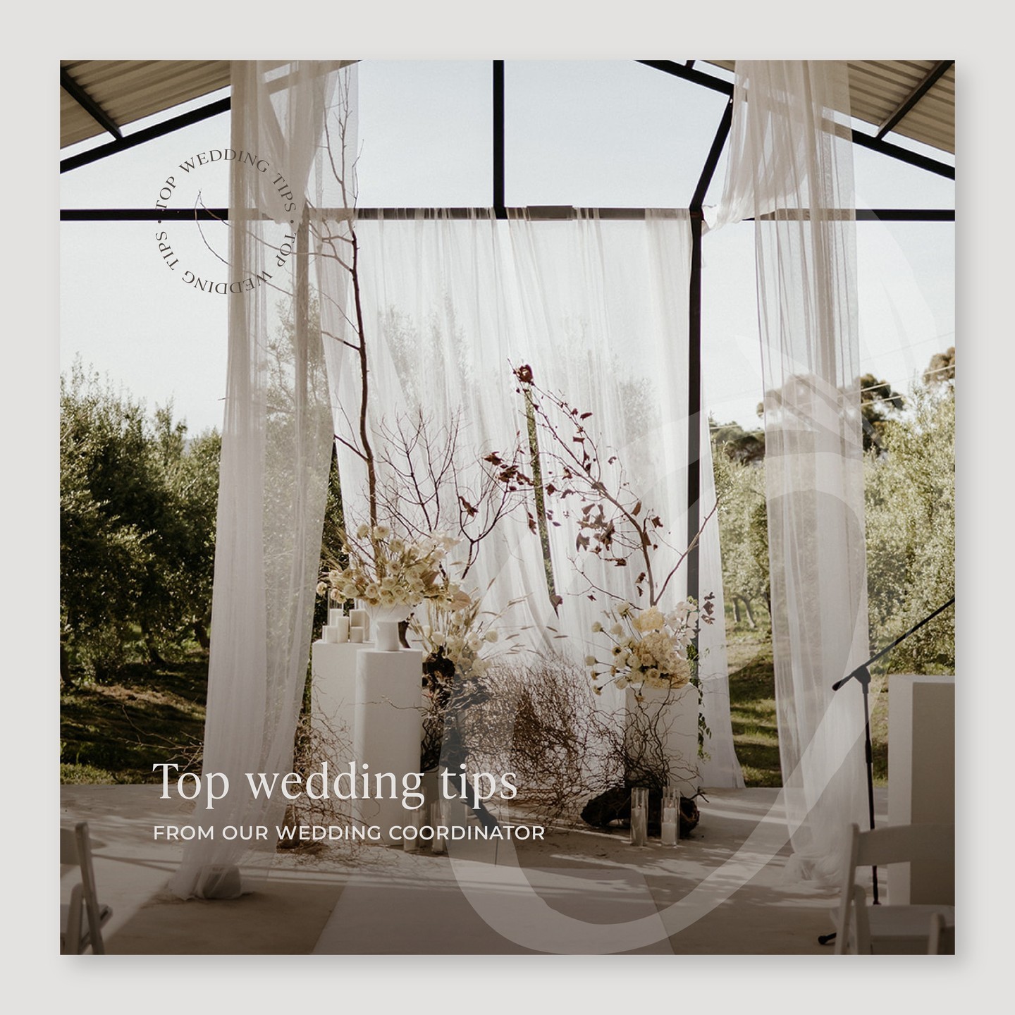December Top Tips.
Once you have finalised the timeline, you should send it to all service providers, the wedding party, and other necessary people such as the MC.
This is to ensure that if anyone has any further questions, you will have enough time to answer as well as make any necessary changes and adjustments.
#DecemberWeddingTips #Olijvenkraal
ph: @basque_imagery
floral design: @thegrandbotanist
décor & styling: @grandroomdesign
staffing: @pepa_events_