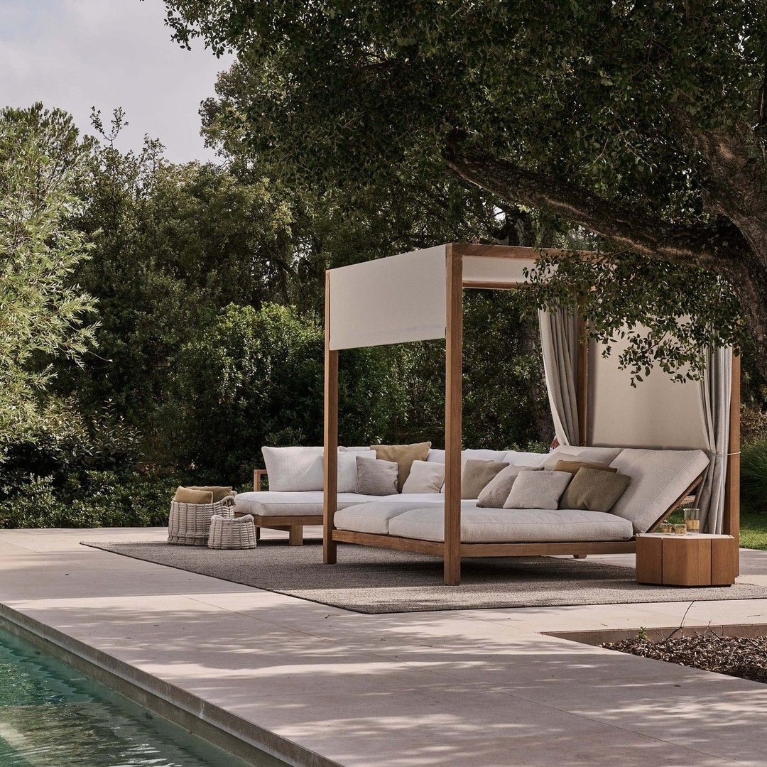 Whether you're curling up with a book on a lazy afternoon or hosting gatherings with friends and family, the Pure Cabana ensures that you do so in comfort and style. Add an extra layer of luxury and privacy to your outdoor oasis, creating a secluded retreat where you can unwind in style.
#outdoorfurniture
#outdoordesign
#outdoorliving
#Cabana
#Outdoorcomfort
#Luxuryfurniture