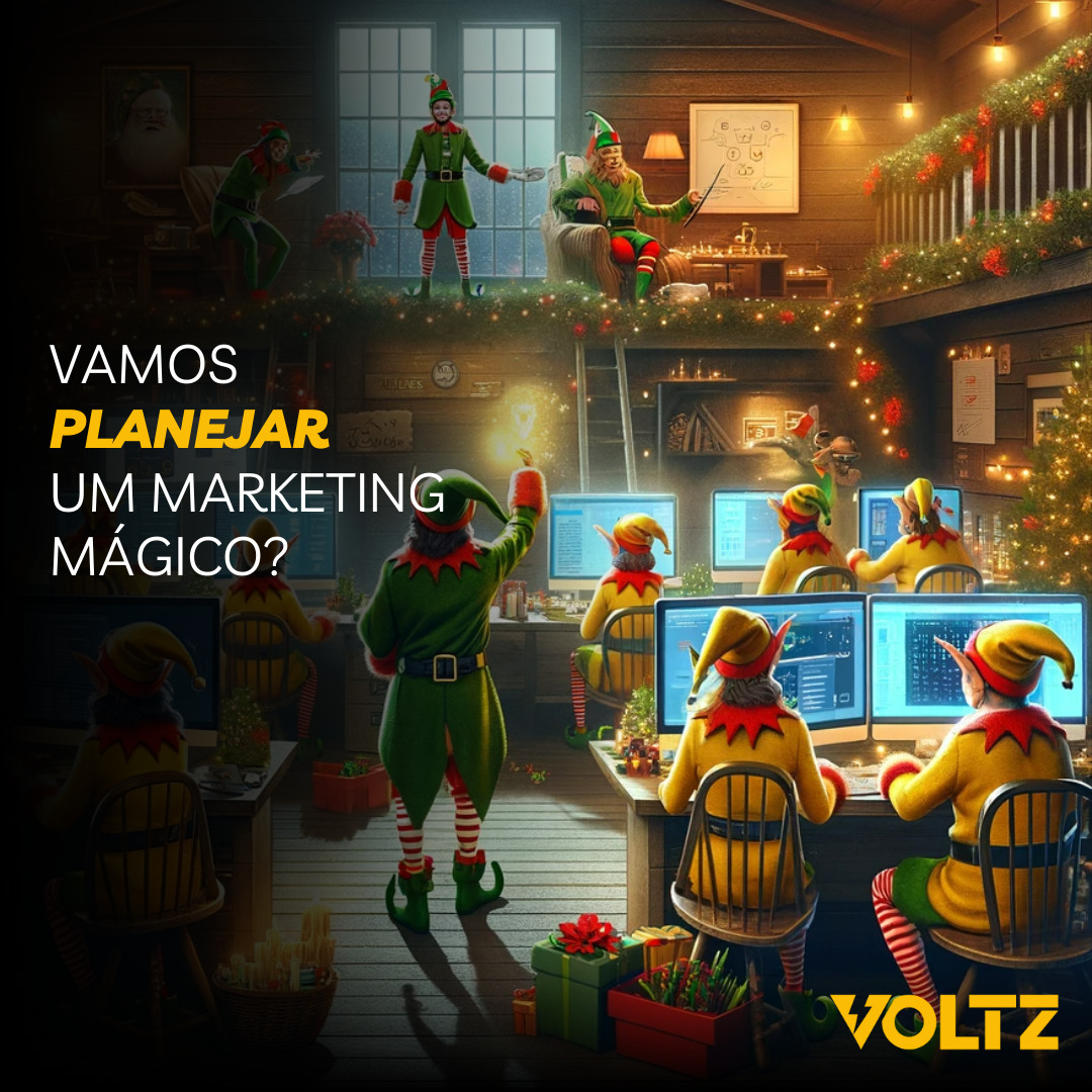 À medida que o Natal se aproxima, é hora de refletir sobre a importância do planejamento estratégico em marketing digital, inspirando-nos na organização do Papai Noel e seus duendes. Assim como eles preparam os presentes com atenção aos desejos de cada criança, as empresas devem estar atentas às tendências emergentes do marketing digital. A magia da inteligência artificial, a personalização e o impacto do marketing de influência são como os presentes cuidadosamente escolhidos e preparados na oficina do Papai Noel.
Definir objetivos claros e mensuráveis é essencial, assim como o Papai Noel verifica sua lista com a ajuda dos duendes. Eles garantem que cada detalhe esteja perfeito, orientando as ações e permitindo avaliar o sucesso. Compreender seu público-alvo é tão crucial quanto o Papai Noel conhecer as preferências de cada criança, com os duendes analisando cada detalhe para criar uma conexão verdadeira.
Lembre-se, a flexibilidade é a chave para o sucesso, assim como o Papai Noel se adapta às tempestades de neve. Estar preparado para mudanças rápidas e inesperadas pode definir o sucesso da sua estratégia de marketing digital. À medida que planejamos para 2024, inspiremo-nos na oficina do Papai Noel para garantir que nossa empresa brilhe no ano novo como as luzes de Natal.
Quer que sua empresa brilhe neste novo ano como a estrela no topo da árvore de Natal? Vamos conversar e traçar um plano mágico para o sucesso!
#MarketingDigitalNatalino #EstratégiaDeFimDeAno #InovaçãoNatalina #FuturoDigital #SucessoEmpresarialNoNatal #MarketingDigital #EstratégiaOnline #SEO #MarketingDeConteúdo #MídiasSociais #PublicidadeDigital