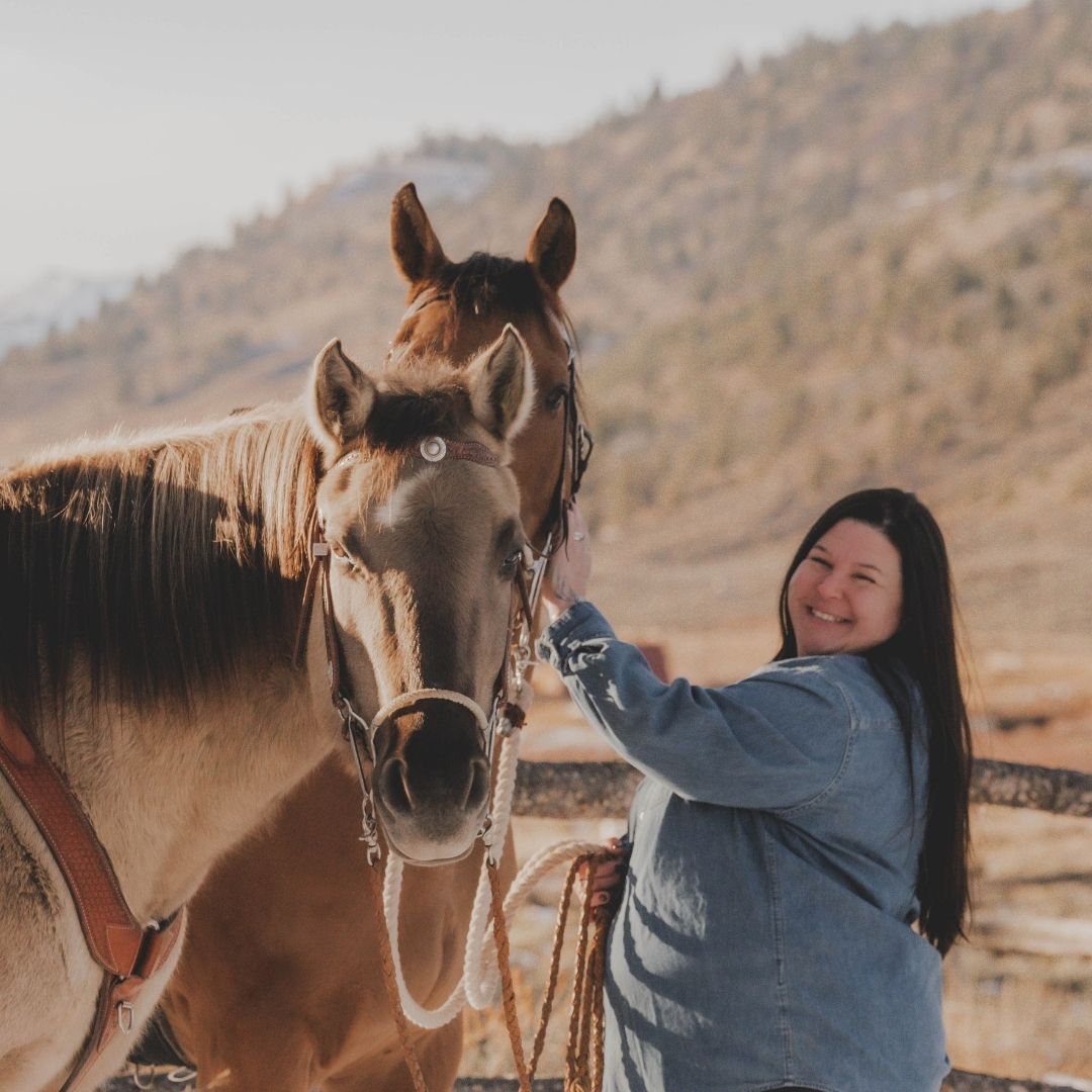 Just Jenn!
In my element while in the tranquil company of these magnificent horses, pausing to reflect on the beautiful ceremony I just officiated for Connie and Doug.
@wildemoonimagery skillfully captured the essence of this candid moment. I was hanging with the horses while Garrett took the couples portraits, and he happened to look over at the same time I turned and smiled.
#WeddingOfficiantLife #CeremonyReflections #marriedbyjenn #justjenn #utahweddingofficiant #wyomingwedding