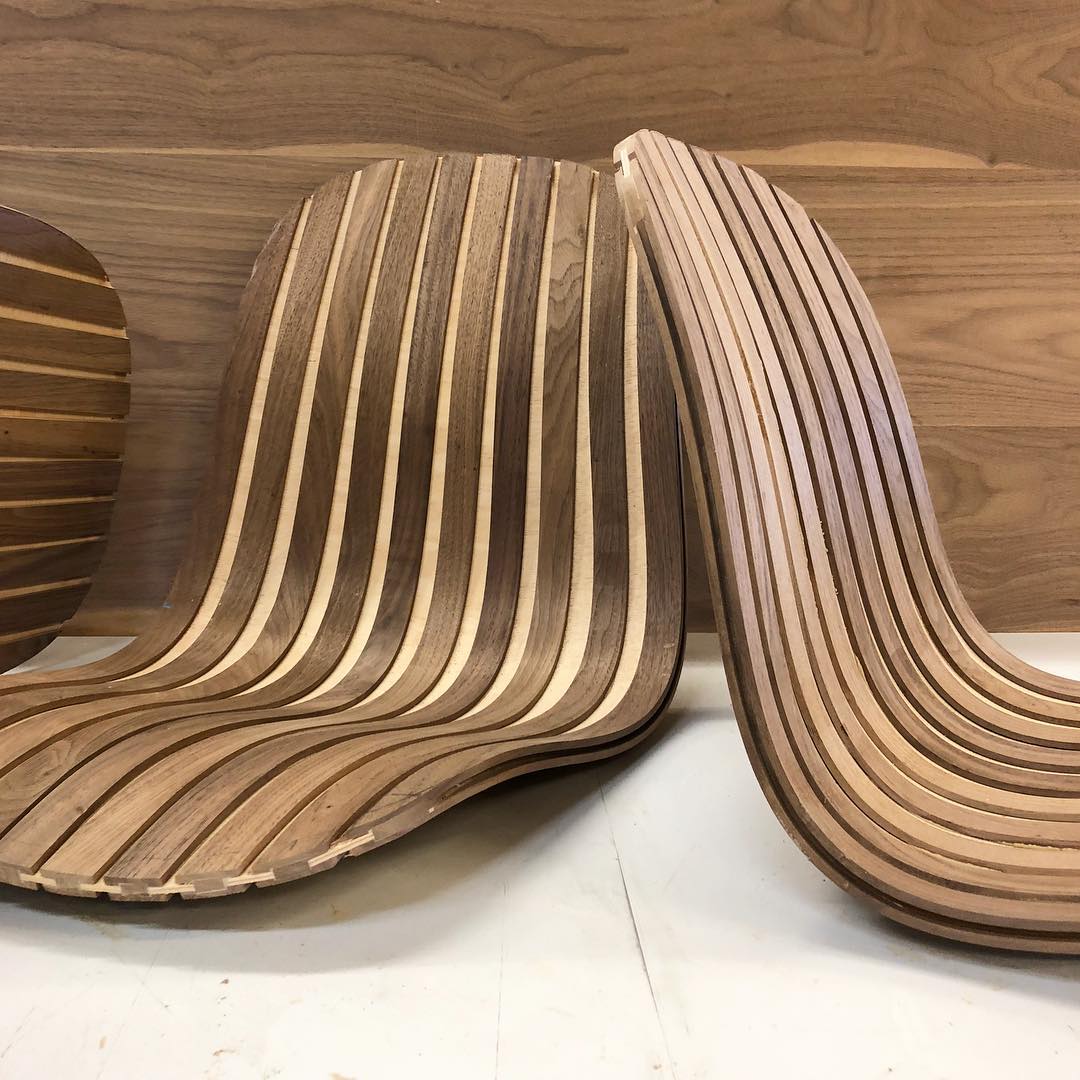 Looking back fondly at this set of Archetype chairs in black walnut