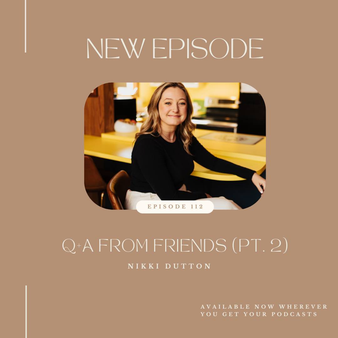 Back with another Q+A episode from a couple of my brilliant friends!
- How do you love others well and still point to truth? - @bails.dunlap
- What are your thoughts on biblical suffering? - @sheafoster
Available on Spotify and Apple Podcasts ✨