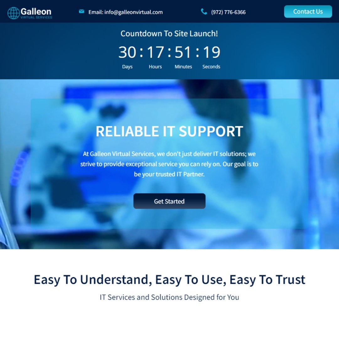 We're thrilled to start the countdown to our new website! ๐โจ Check it out now: galleonitsolutions.com
Let us know what you think in the comments!