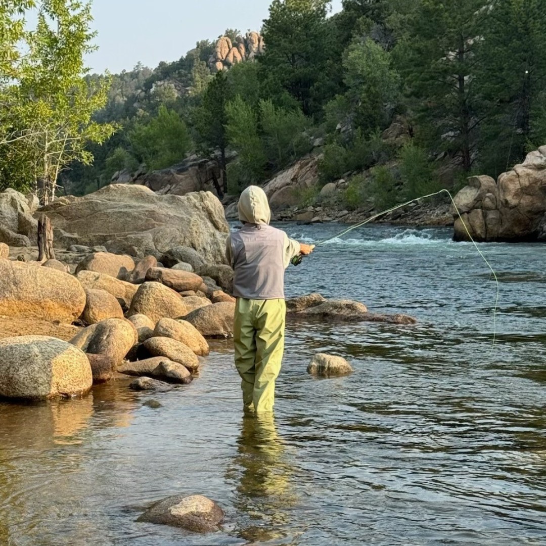 Frustration--Do you know that emotion from trying something new? Most of my day involved untangling fishing line! I still loved being on the river, trying something new and my fishing outfit! Stick with frustration to get to the skills on the other side.