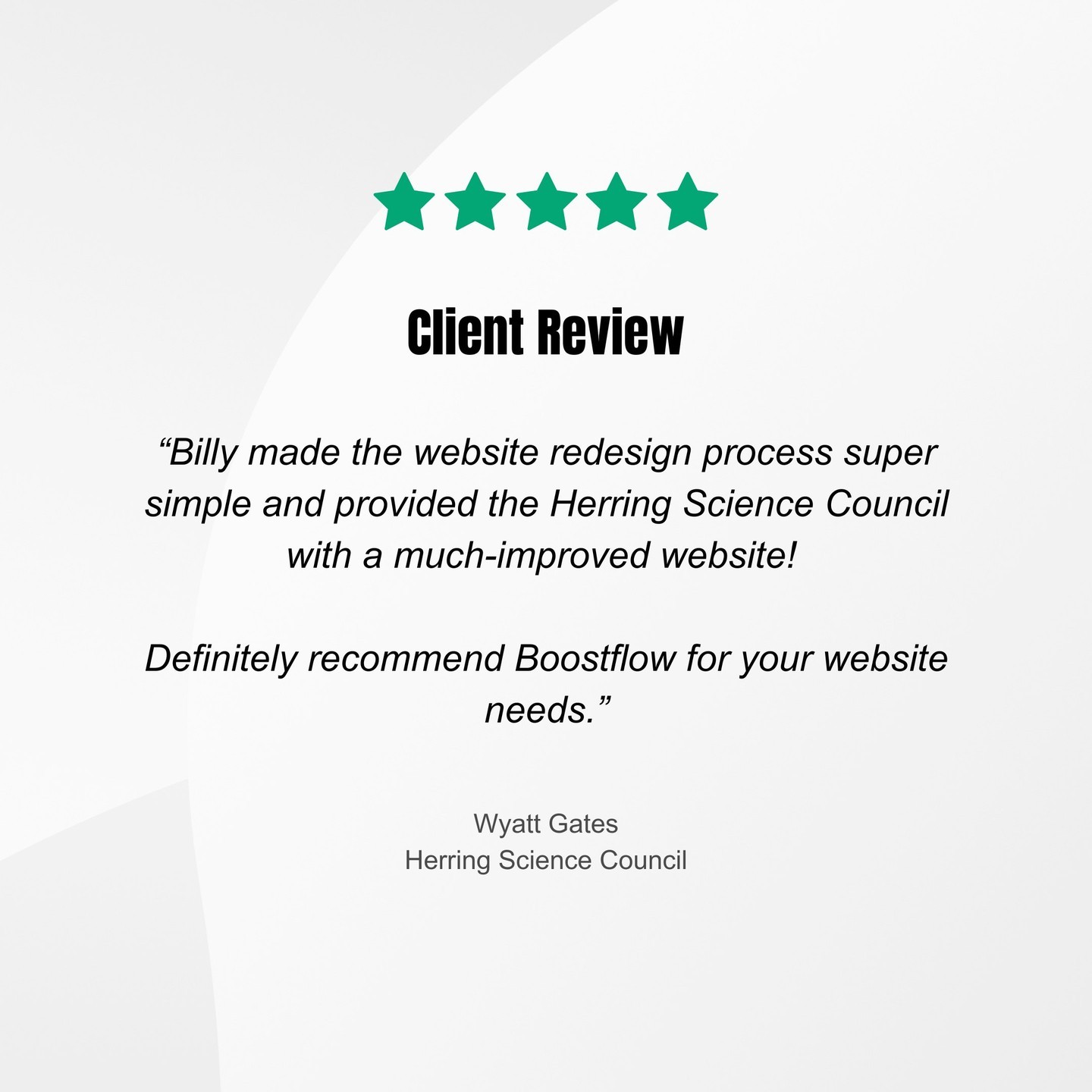 We're thrilled to have helped the Herring Science Council with their website redesign! Wyatt Gates' feedback speaks to the care and expertise we bring to every project.
Ready for a website upgrade? Let us help you achieve the perfect online presence! 💻✨