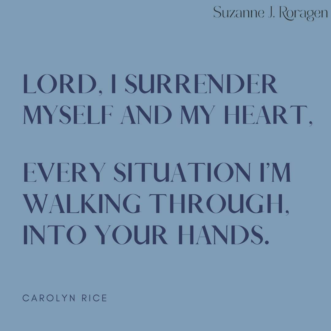 I love that line about giving God permission to point things out, because I’m not always aware of what I need to let go of. His perspective is always so much better than mine.