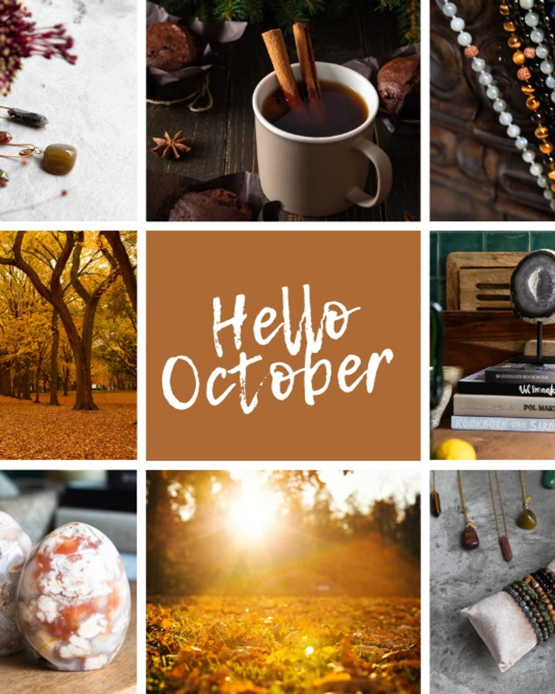 Hello October. Celebrate the warmth and beauty of fall. Adorn yourself with beautiful necklaces, bracelets and home deco that capture the essence of this season. Check your favorites here.