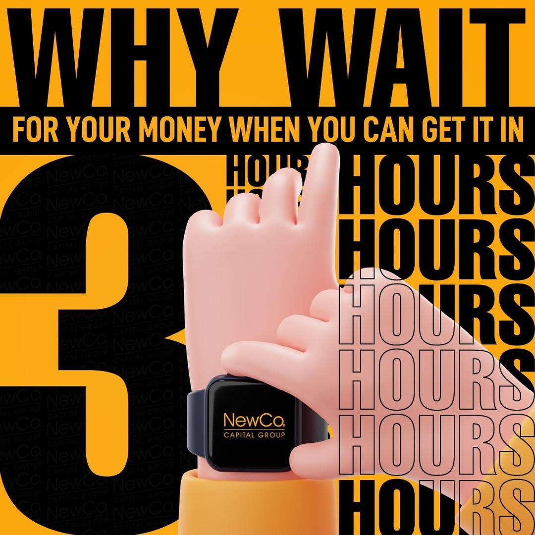 Money in hours, not days. ⏳
#NewCo #fastfunding #fintech