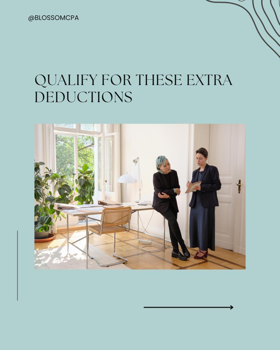 Are you aware of all the tax deductions available to your business?
Staying informed about potential deductions can make a huge difference.
Missing out on key deductions means paying more taxes than necessary, hurting your cash flow and growth potential.
We ensure you maximize every deduction your business qualifies for, so you keep more of what you earn.
Don’t leave money on the table.
Let’s talk about how we can optimize your tax strategy today.
Send us a DM, let's chat!
#DesignBusinessGrowth
#ArchitectureCanada
#TorontoArchitects
#DesignBuildContractors
#InteriorDesignStudio