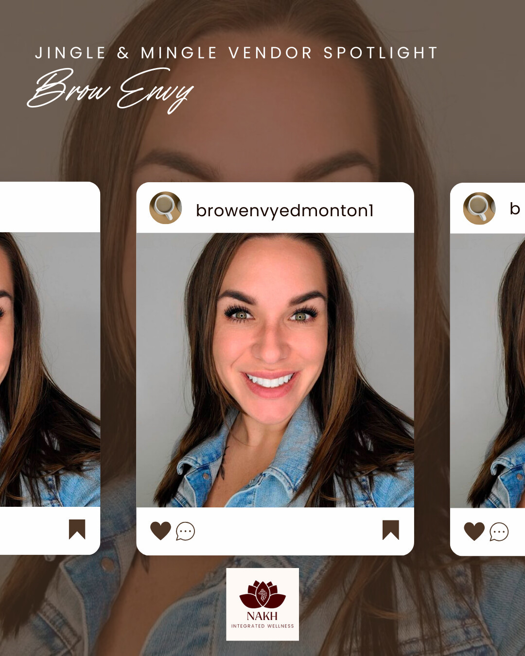 Get ready to Jingle and Mingle at NAKH Integrated Wellness! We're thrilled to introduce our amazing vendors who’ll be joining us for a festive market filled with local goods, holiday cheer, and unique gift ideas for everyone on your list! 🎁
Meet @browenvyedmonton1, specializing in permanent makeup, lash extensions, lifts and tints, and brow laminations – perfect for anyone looking to feel beautiful. Don’t miss the chance to shop, connect, and enjoy the season with us on November 30!
Stay tuned as we spotlight more vendors and give you a sneak peek of what’s in store. Mark your calendars, invite your friends, and let’s make this a holiday season to remember!
#JingleAndMingle #ShopLocal #NakhIntegratedWellness #yegmassage #supportlocalyeg