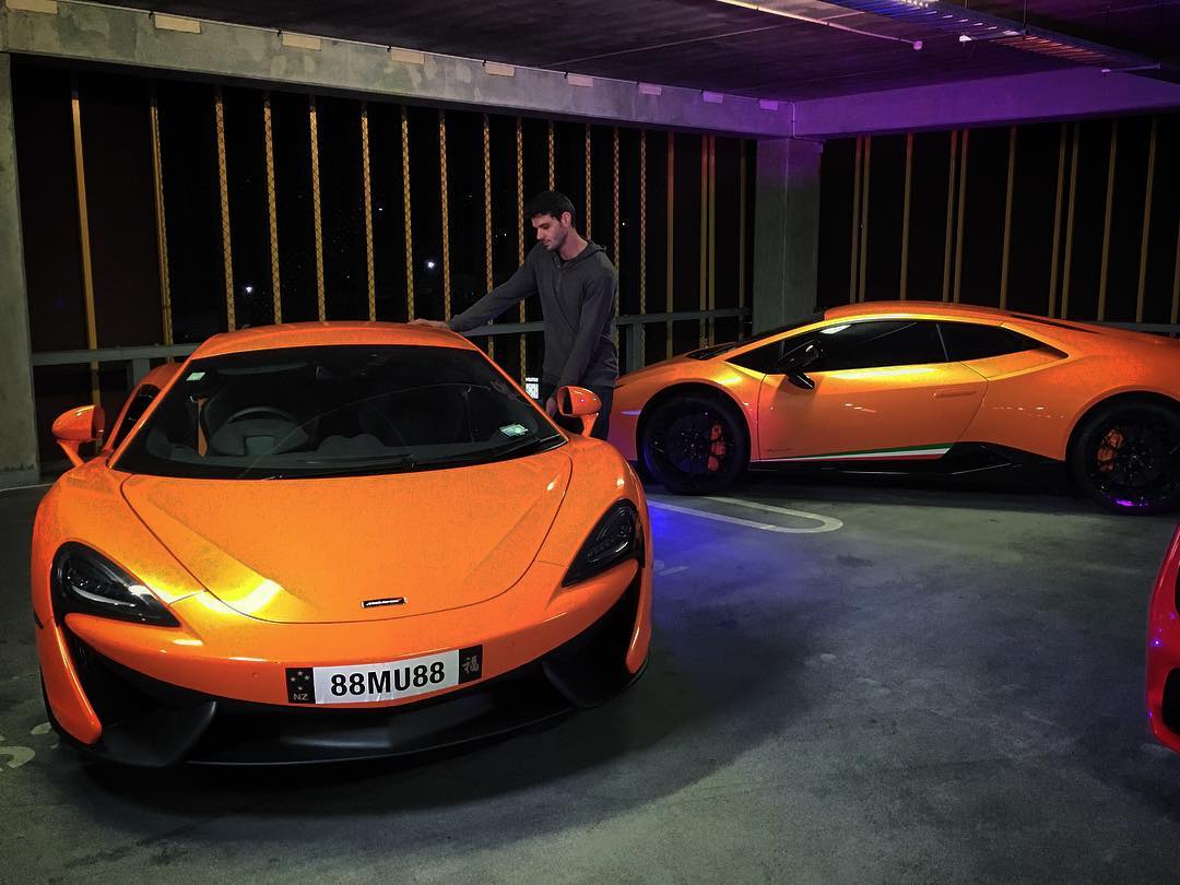 Someone secretly snapped a photo of me getting into my car. #filmlife #mclaren #musicvideo #ifonly