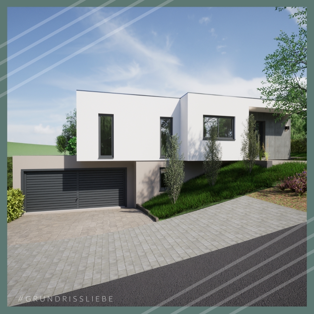 ... nein, das Grundstück und der Grundriss wird es nicht 😅 und ja, auch das kommt vor.
Die Bauherren hatten das Grundstück reserviert, ich habe es mir angeschaut und einen Grundriss, soweit es das Grundstück zugelassen hat, nach den Wünschen geplant.
Aber... die Kompromisse waren einfach zu groß, bzw. die Hanglage😅. Mit über 4m Gefälle bleibt zu wenig Garten, bzw. ist das Grundstück einfach nicht optimal für einen Bungalow geeignet.
Daher hiess es, was nun?
Soviel kann ich euch verraten - es gibt schon einen Plan B, ein neues Grundstück ist reserviert, die ersten Grundrissskizzen sind auch schon 😁👍
#grundrissliebe #FertighausWeiss #Flachdach #Kubus #Bungalow #Holzhaus #Aussicht #Hanglage #Garage #Keller #Sitzfenster #Hausbau #Grundriss #Planung #ARchitektur #Interior #3d #Baublog