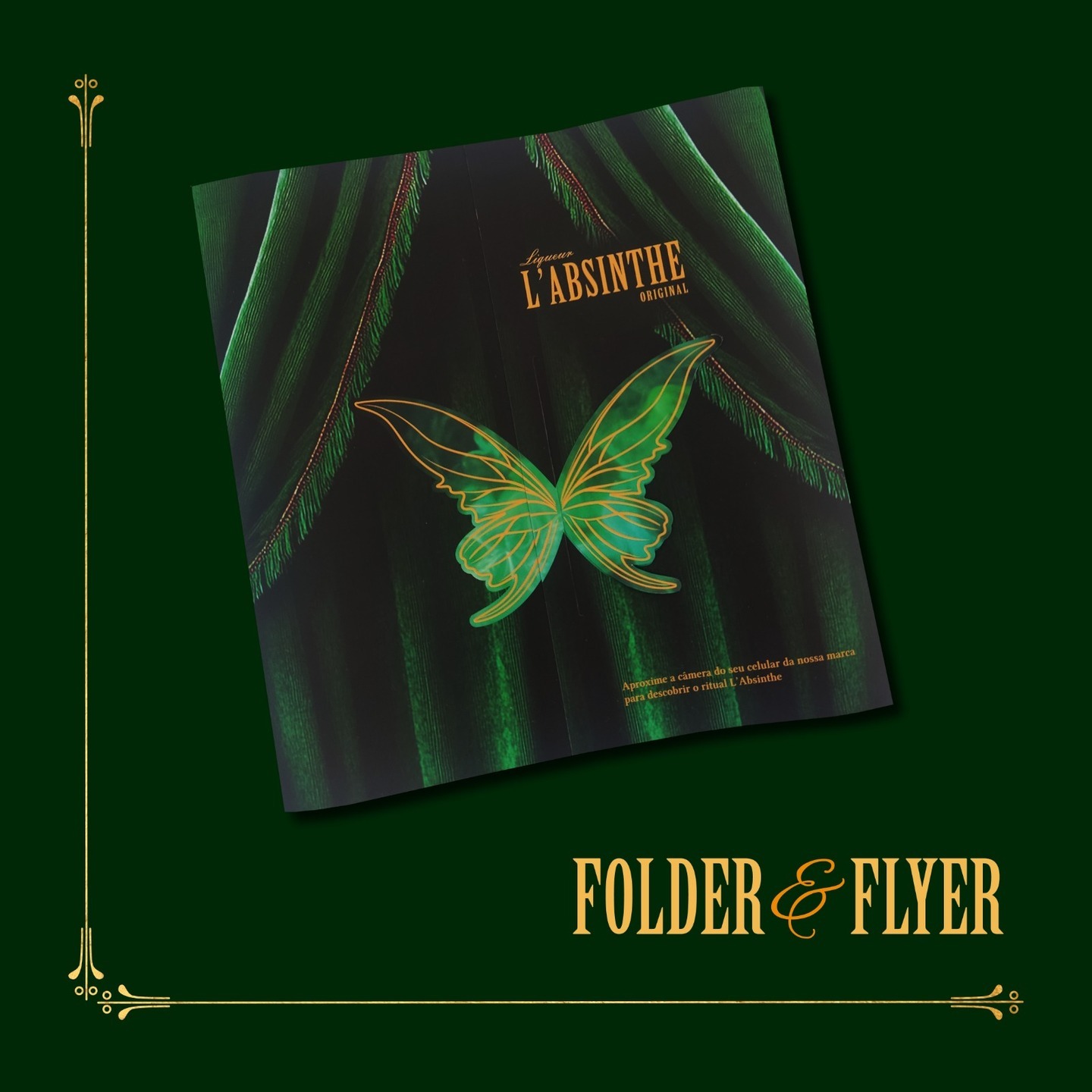 Com um layout único e uma faca especial que ambienta a marca e desperta a curiosidade, desenvolvemos para a L'Absinthe um flyer e um folder que traduzem a elegância e a personalidade da marca.
Já imaginou ter materiais gráficos que saiam do comum? Arraste para o lado e descubra o que criamos.
#Eólica #DesignGráfico #Flyer #Folder #LAbsinthe