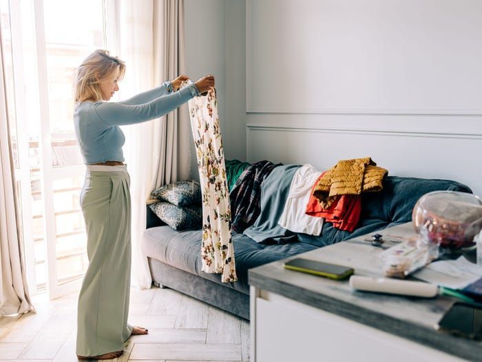 "My therapist suggested I try decluttering. Focusing on what to keep rather than what to get rid of helped." https://www.businessinsider.com/decluttering-what-to-keep-not-what-to-get-rid-of-2024-12
Living in a space physically surrounded by deferred decisions can be... hard. Working your "decision muscle" just a few items at a time makes a big impact when done consistently!