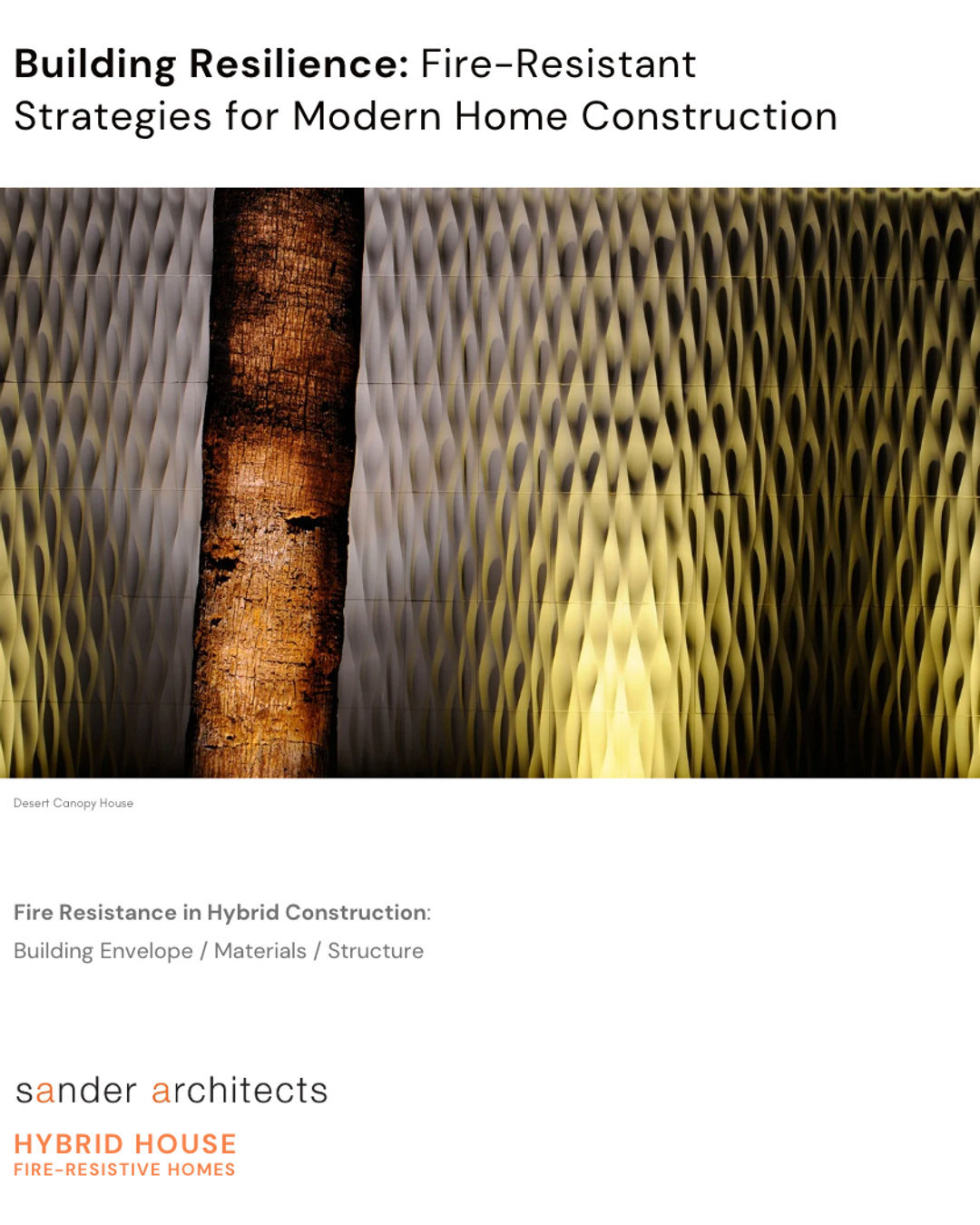 🌿💔 Our hearts are with those affected by the LA wildfires. 💔🌿
At Sander Architects, we’re sharing resources on building fire-resistant structures to help create a safer, more resilient future for LA. 🌱
🔗 Find strategies and materials on our bio.
Please share—together, we can rebuild stronger. 💪
— The Sander Architects Team
#Wildfires #FireResilience #RebuildLA #StrongerTogether #SanderArchitects