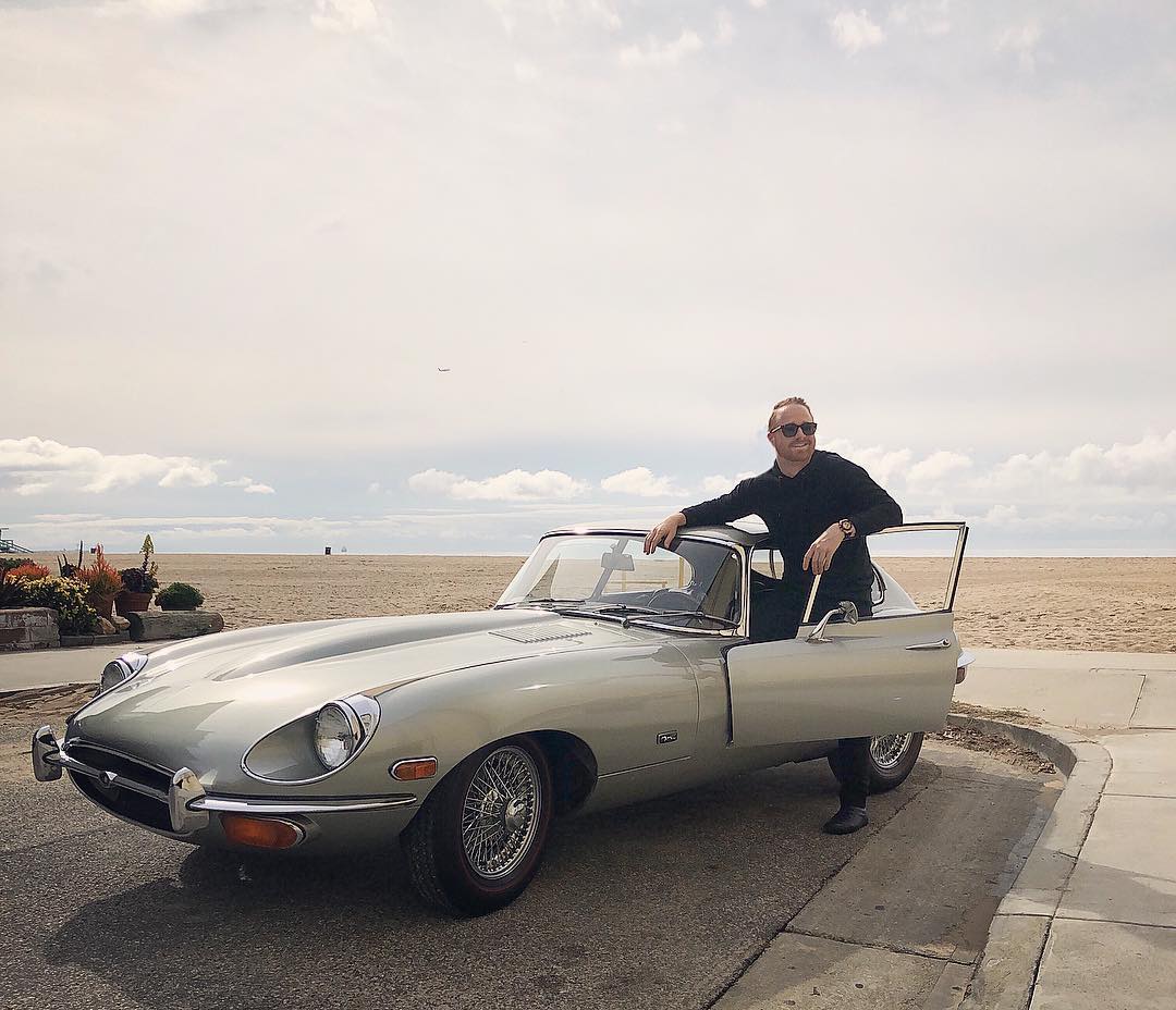 It’s full British car mania here! Honestly, they’re so much fun to drive. This car is going to be at @chequeredflag for the next little while so go check it out for real! #Jaguar #Etype #DriveTastefully #NoBoringCars