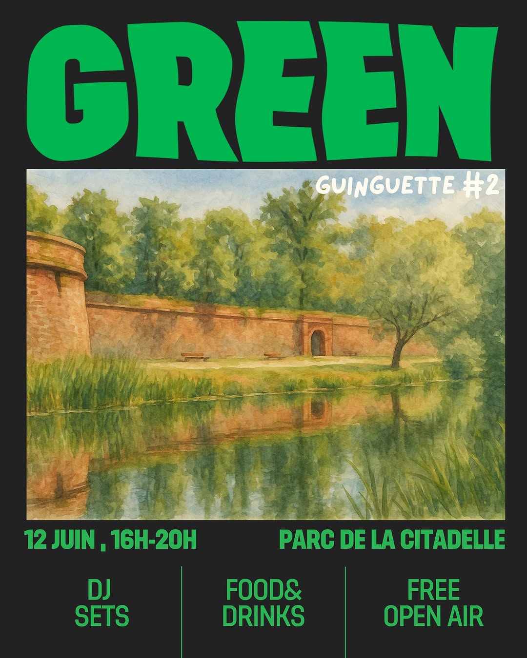 La #greenguinguette c’est des DJ Set, du chill, à boire, à manger, en fin de journée, avec les copain•es et les...