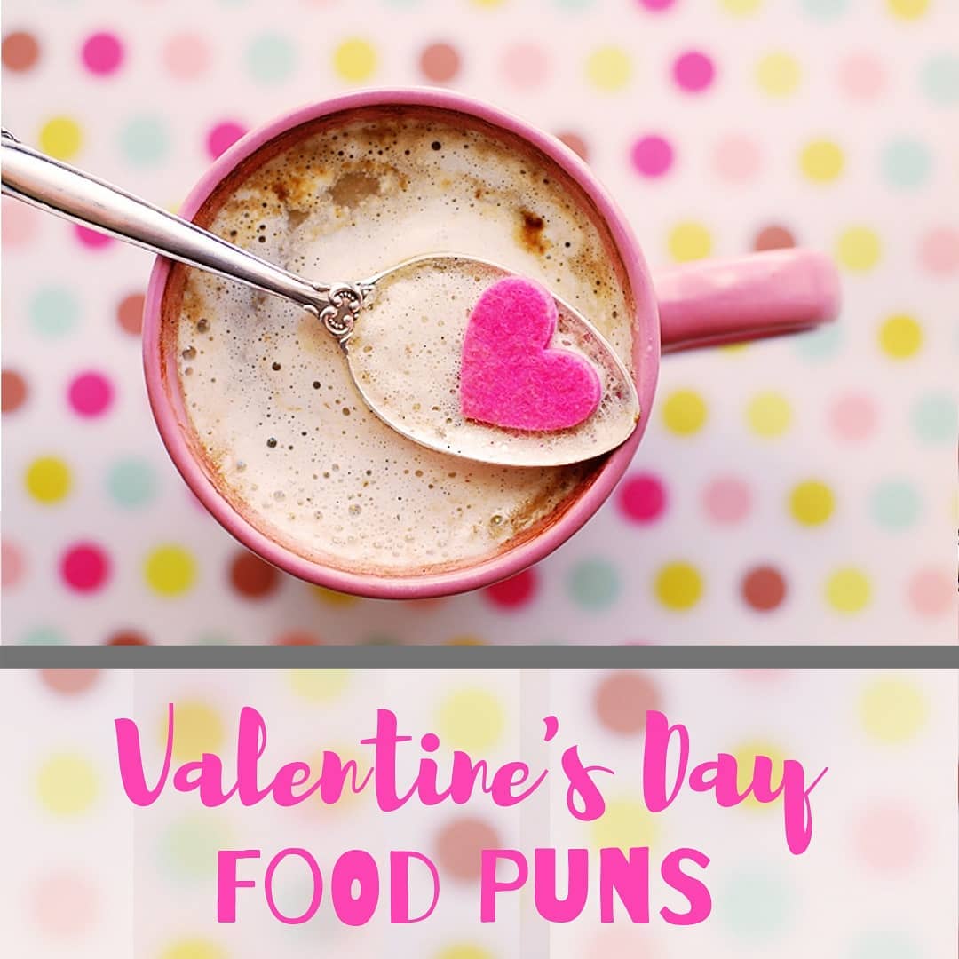 If anyone is in need of a cheesy pun to make a loved one smile today.... here are some of my faves. ๐
.
.
Don't go BACON my heart. ๐ฅ
You GUAC my world. ๐ฅ
You make MISO happy. ๐
I love you a WAFFLE lot. ๐ฅ
Let's caNOODLE. ๐
We were MINT to be. ๐
Love you from my head TOMATOES. ๐
.
.
What are your fave Valentine's Day food puns??
.
.
.
#valentinesday #foodpuns #tasteandsee