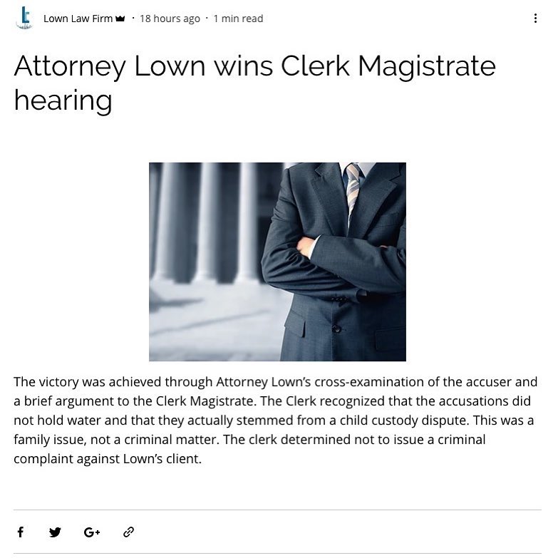 ⚖️👊➡️https://www.LownLawFirm.com/blog