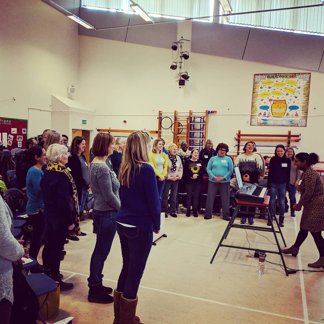 Fantastic turnout for our Soul & Gospel workshop today! Some great sounds already including Sitting on the Dock of the Bay and Blinded by Your Grace.